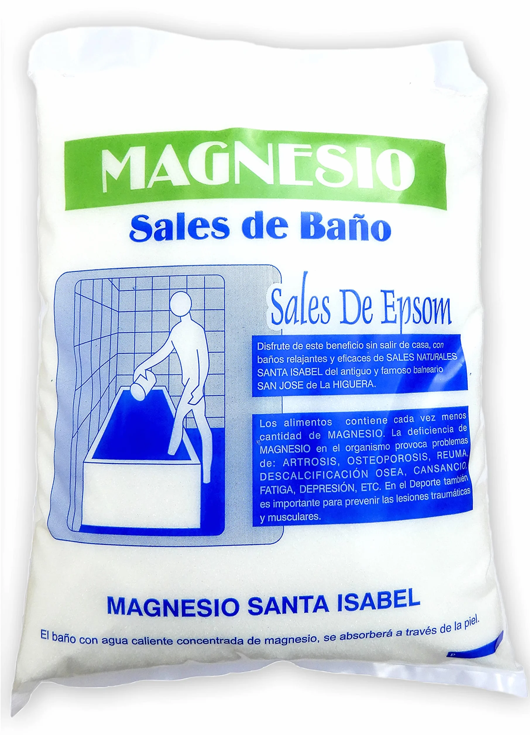 Sól Epsom 4,5 kg 100% czyste sole magnezowe Santa Isabel