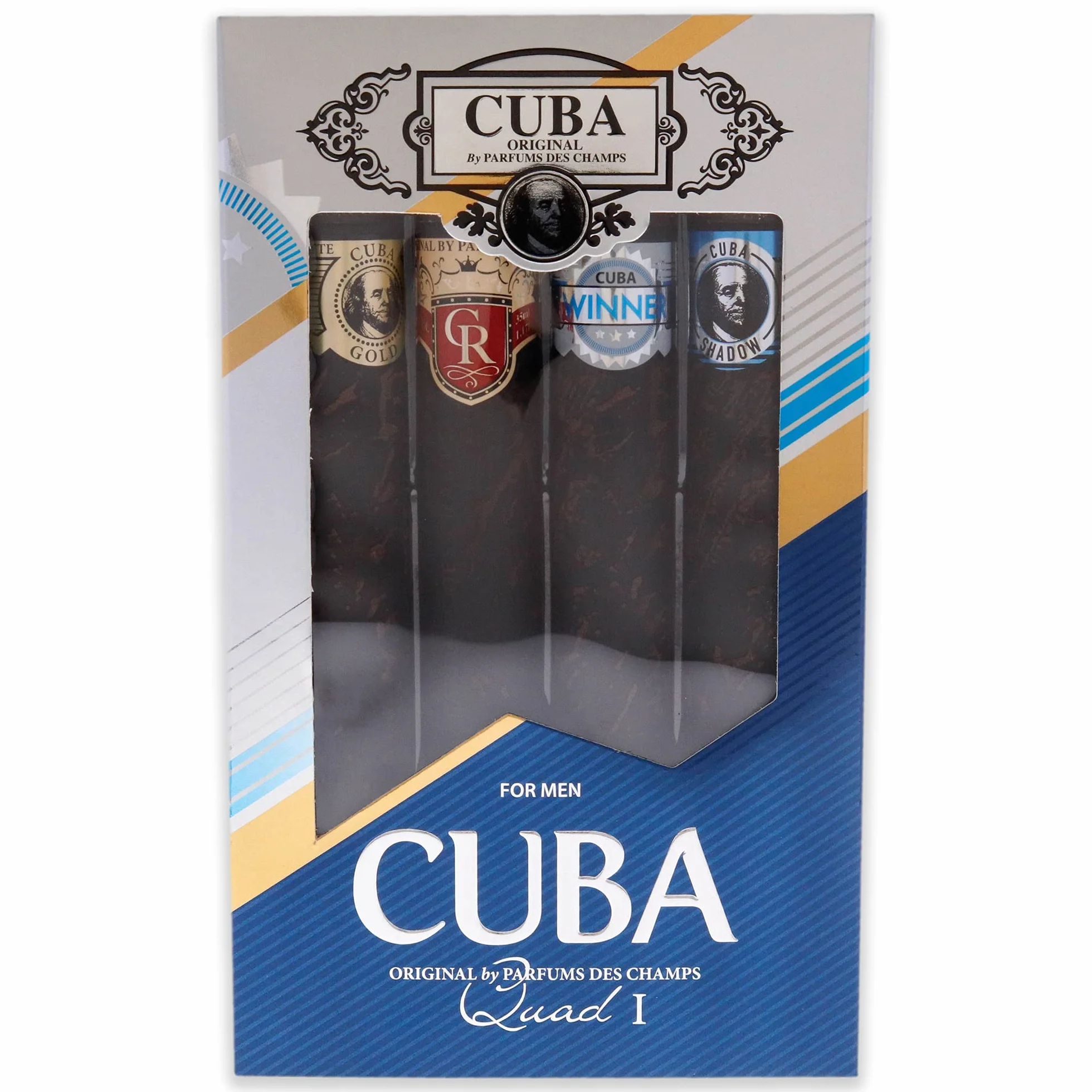 Cuba Quad I 4 x 35 ml Eau de Toilette zestaw upominkowy dla mężczyzn