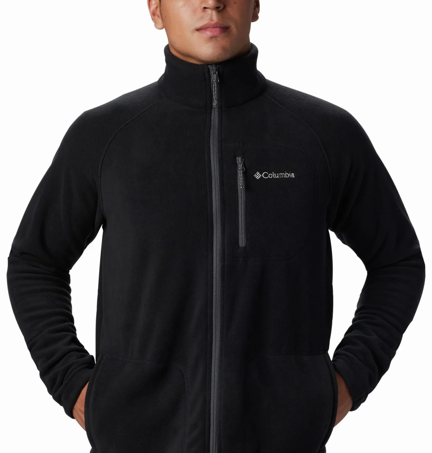 Columbia Fast Trek 2 Full Zip Fleece, Kurtka polarowa Mężczyźni, Black, M