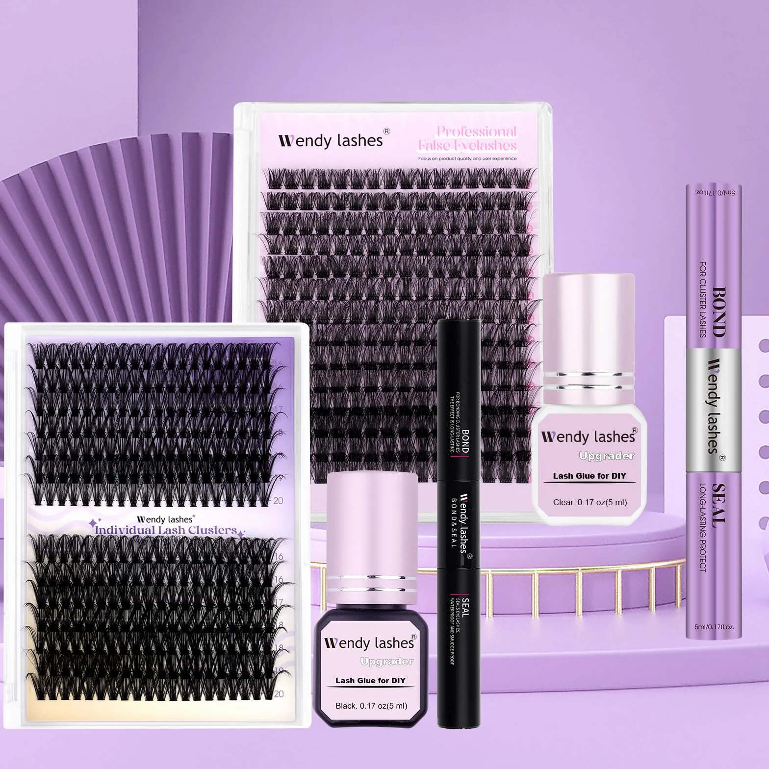 Wendy Lashes Bond Mocny wodoodporny klej do przedłużania rzęs 5 ml