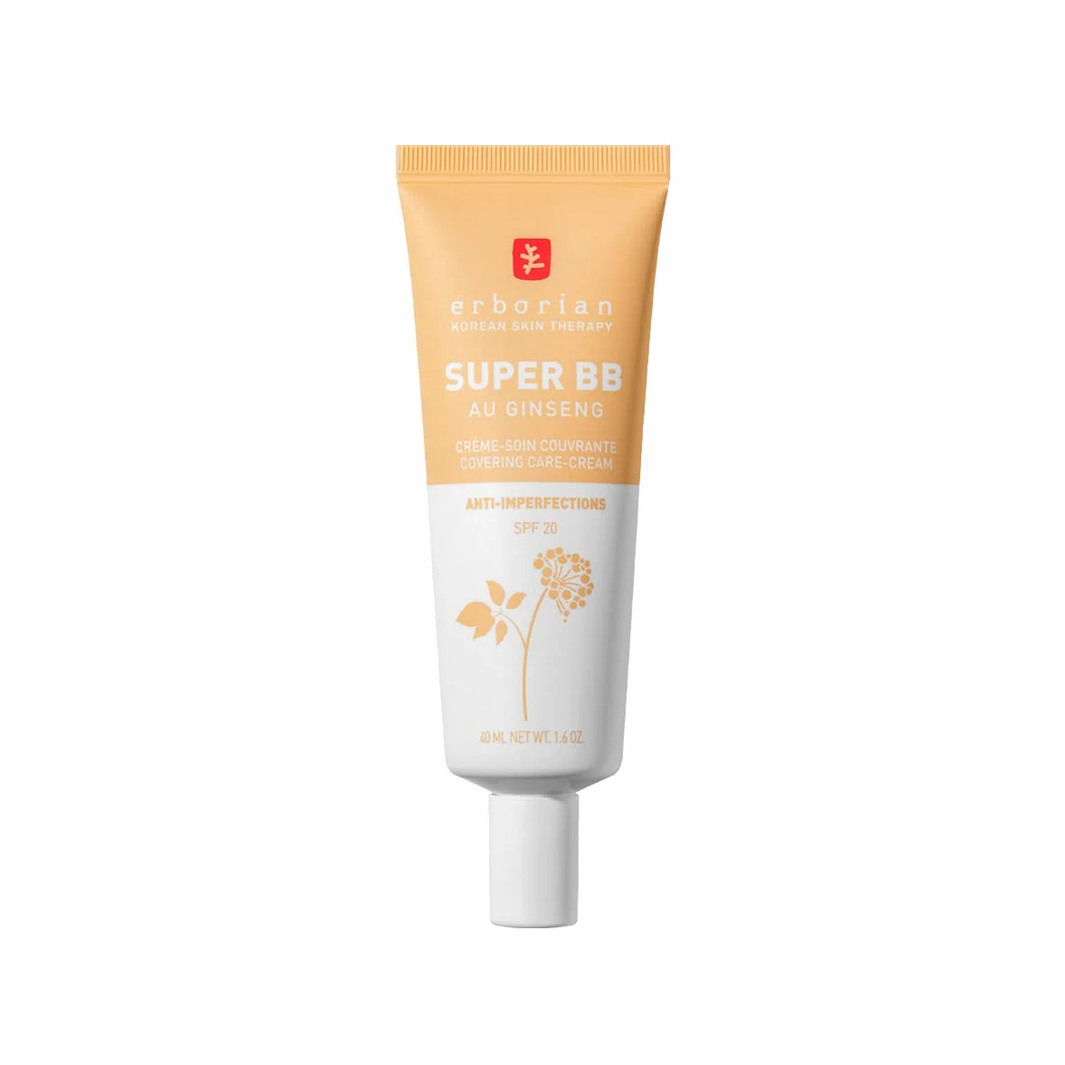 Erborian Super BB Krem z żeń-szenia SPF 20 Korektor i wzmacniacz tonu