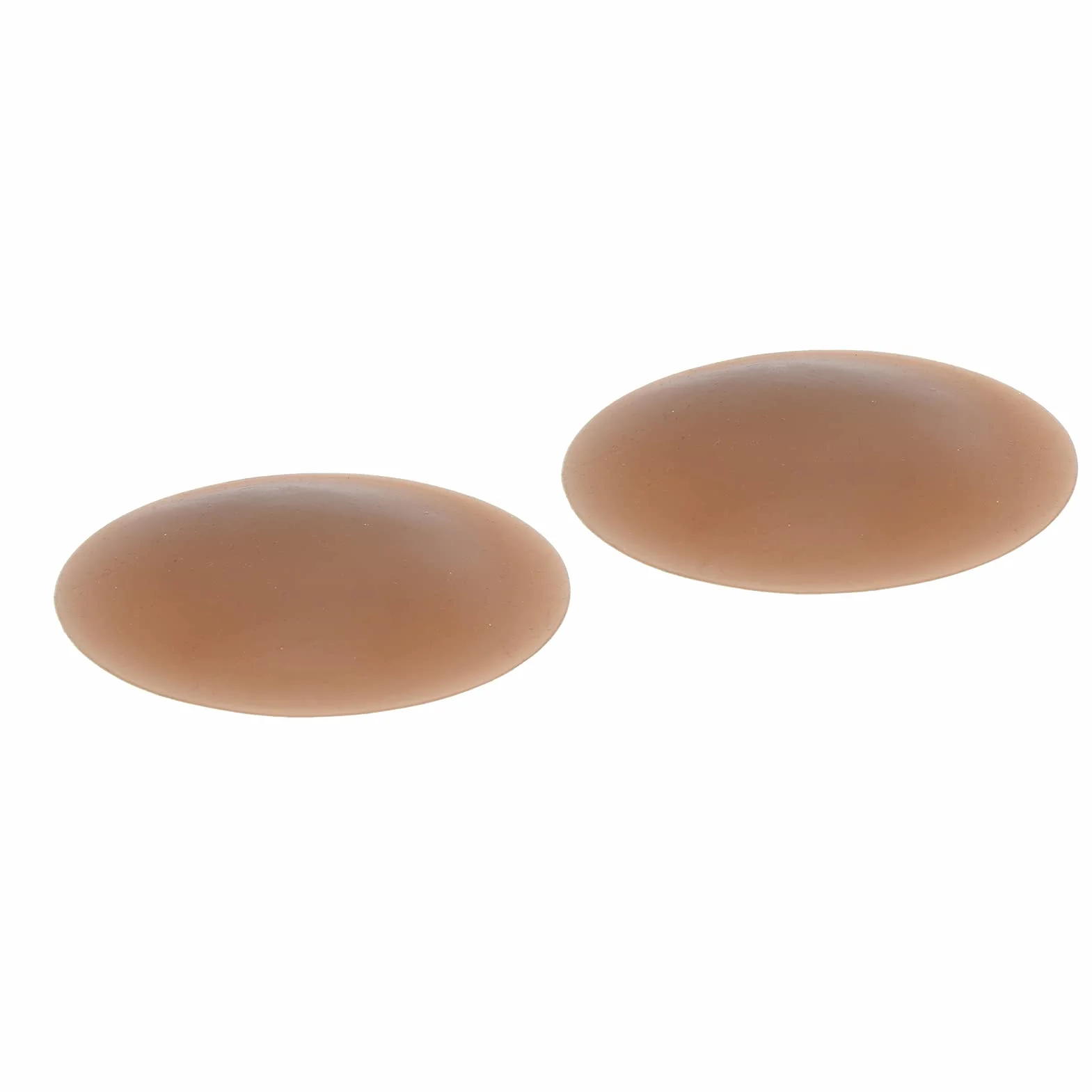 Qcwwy Silikonowe Samoprzylepne Paszteciki, Specjalnie Zaprojektowane Dla Kobiet, Brązowy, L = 10 cm (Nude)