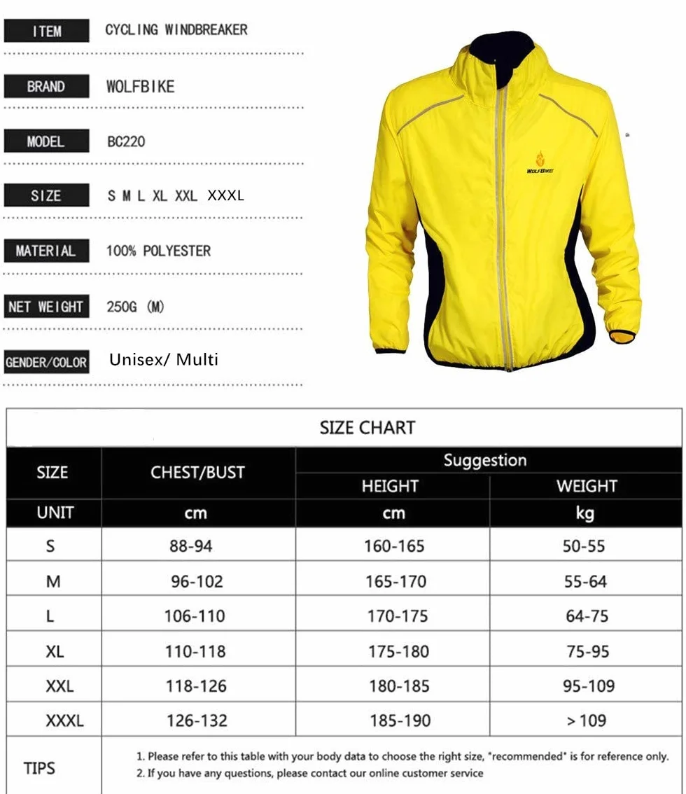 WOSAWE Męska kurtka rowerowa, wiatroszczelna, wodoszczelna kurtka MTB, do jazdy na rowerze, joggingu i wędrówek pieszych