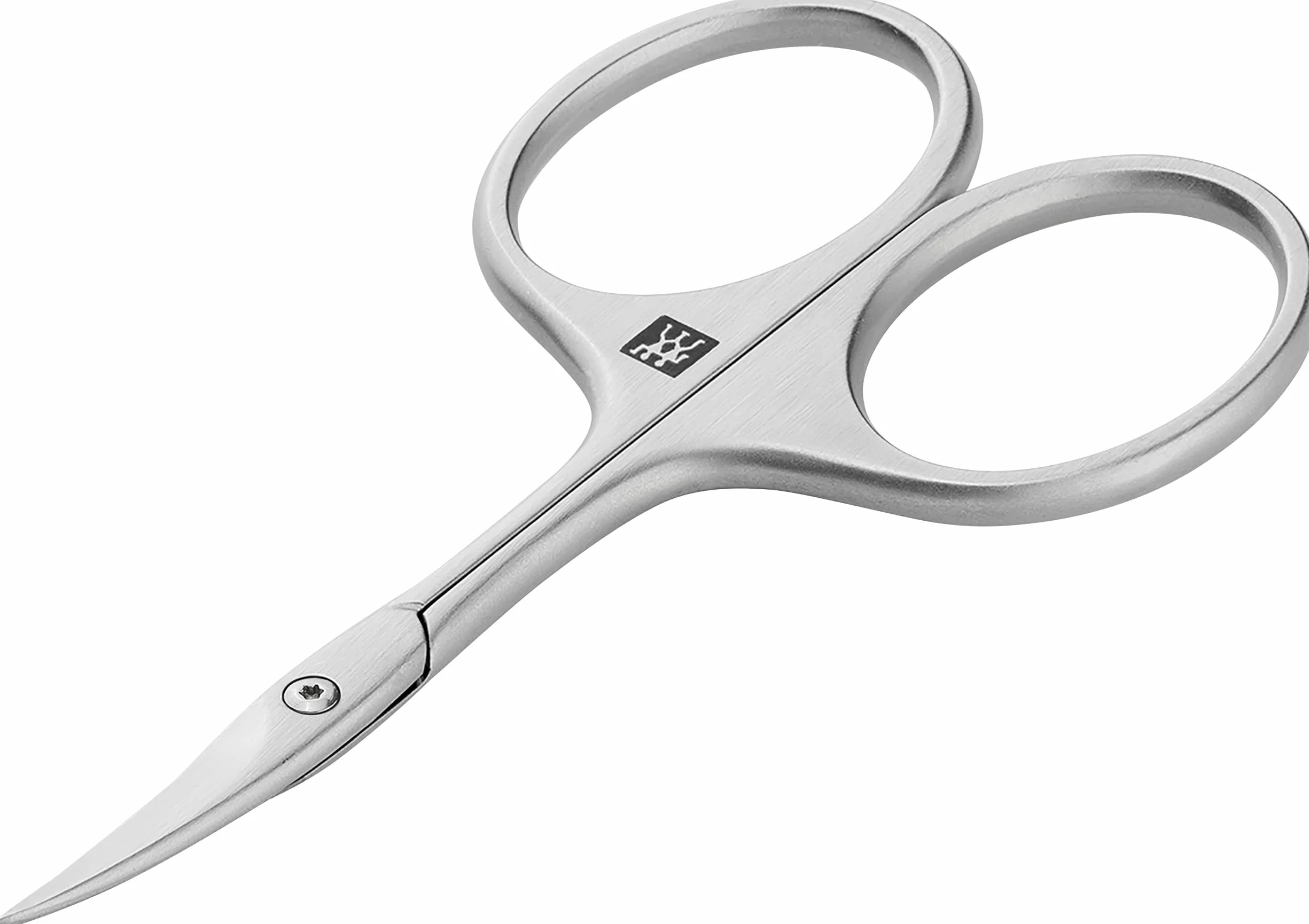 ZWILLING Nożyczki do skórek z końcówką wieżyczkową (do precyzyjnego wycinania skórek, bezpieczna pielęgnacja paznokci), premium, srebrne, 90 mm