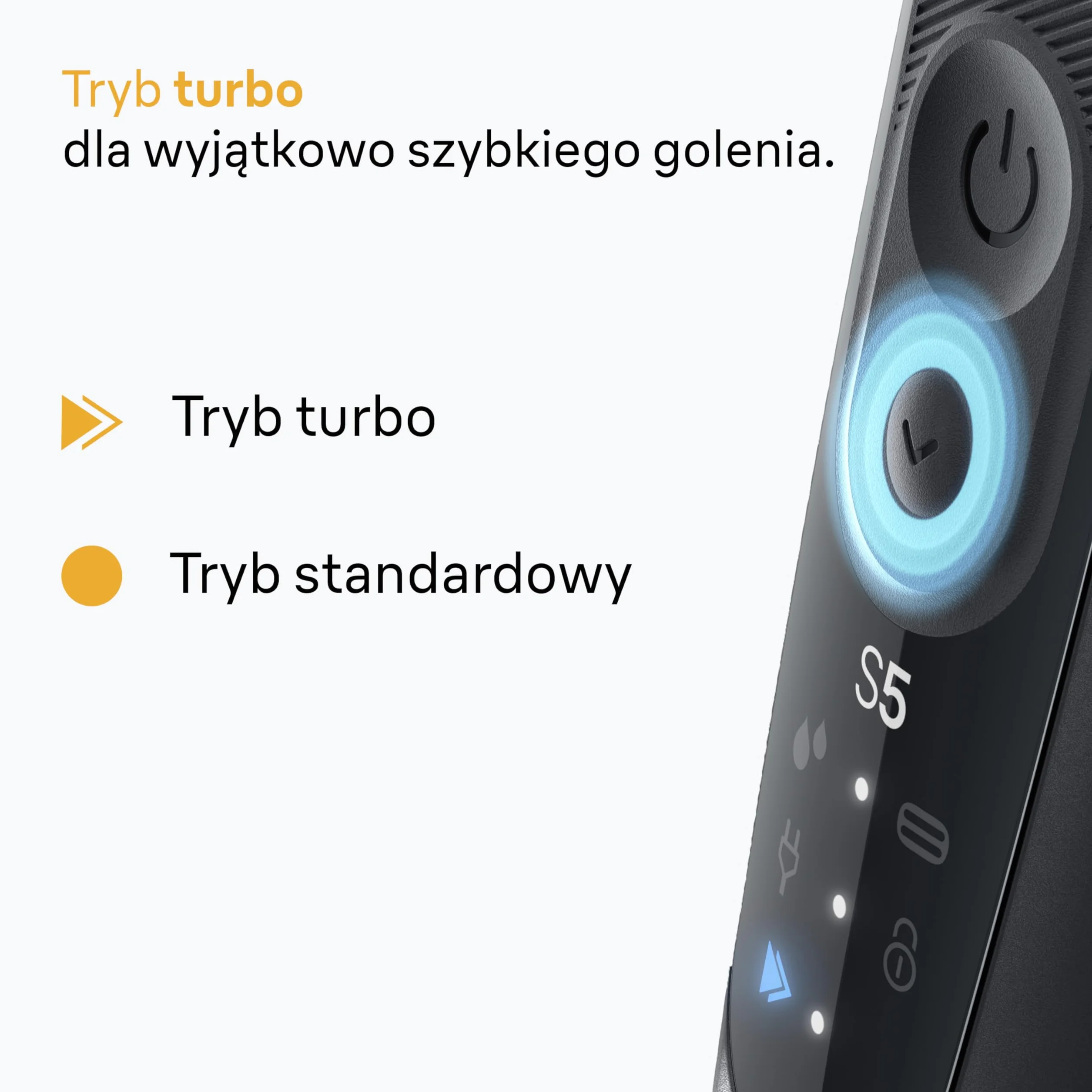 Braun Series 5 Golarka elektryczna, Do 50 minut, nasadka precyzyjnego trymera, bezprzewodowa, maszynka dla mężczyzn do golenia na mokro i na sucho, w 100% wodoodporna, 52-N1200S, Czarny