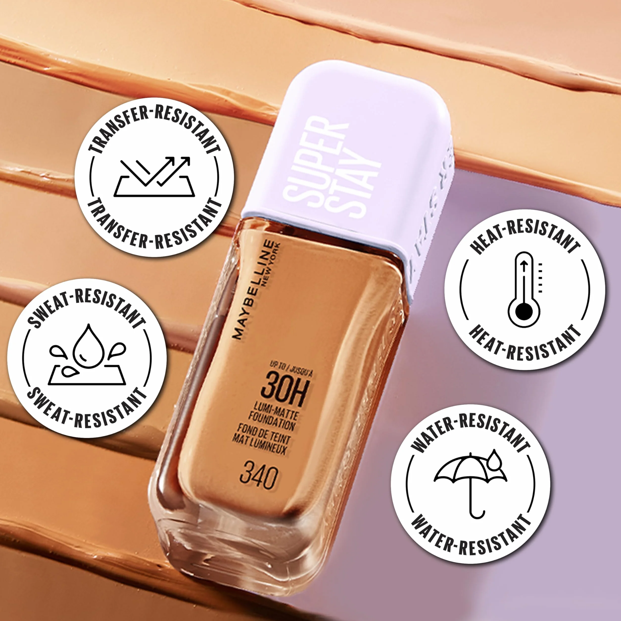 Maybelline New York podkład Lumi Matte matowy 30H odcień 129
