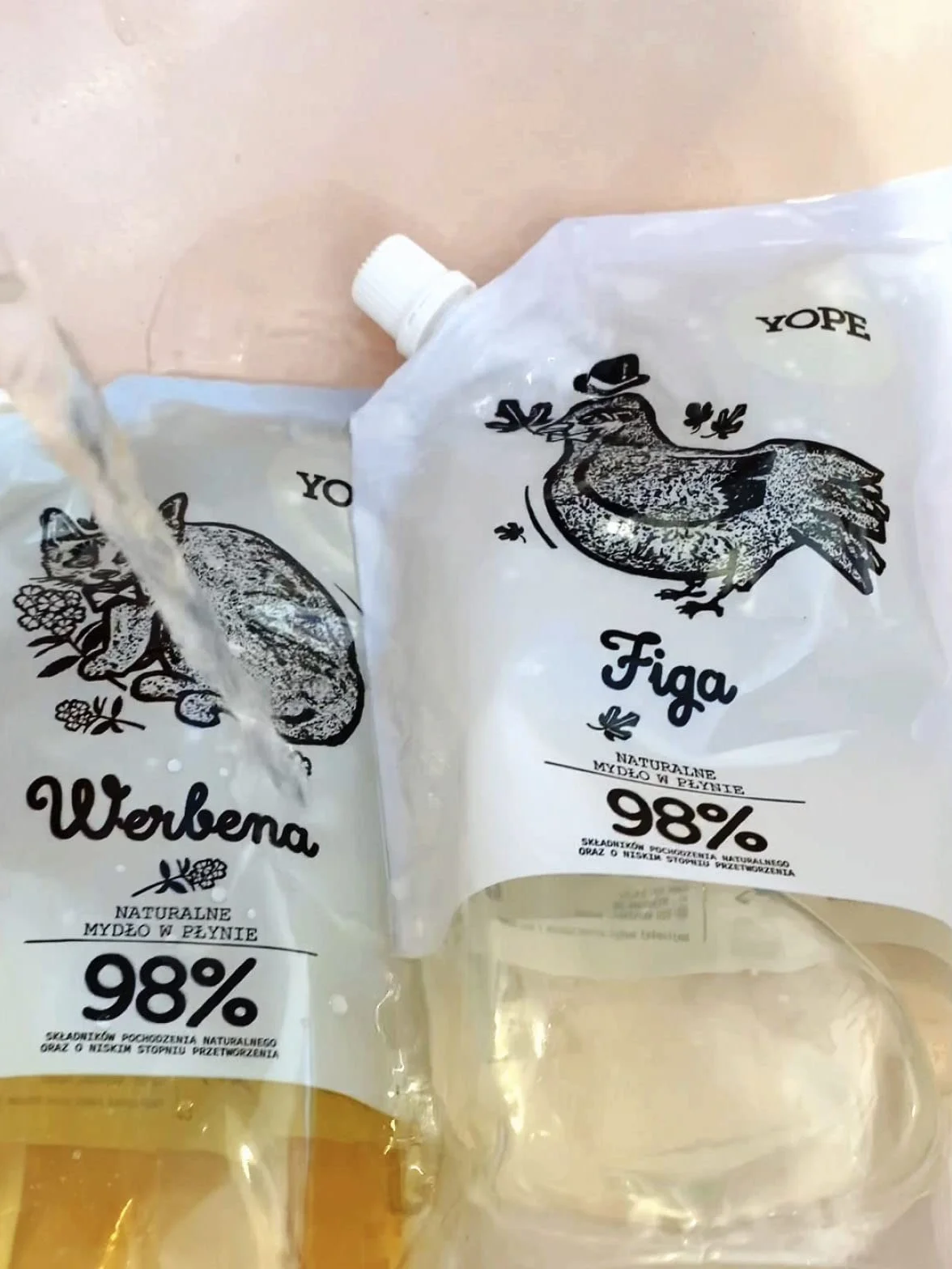 YOPE ŁADOWANIE MYDŁO DO RĄK | NAWILŻAJĄCY | ALOE |98% SKŁADNIKI NATURALNEGO POCHODZENIA | WEGAŃSKI | AROMA HIGUERA | 500ml