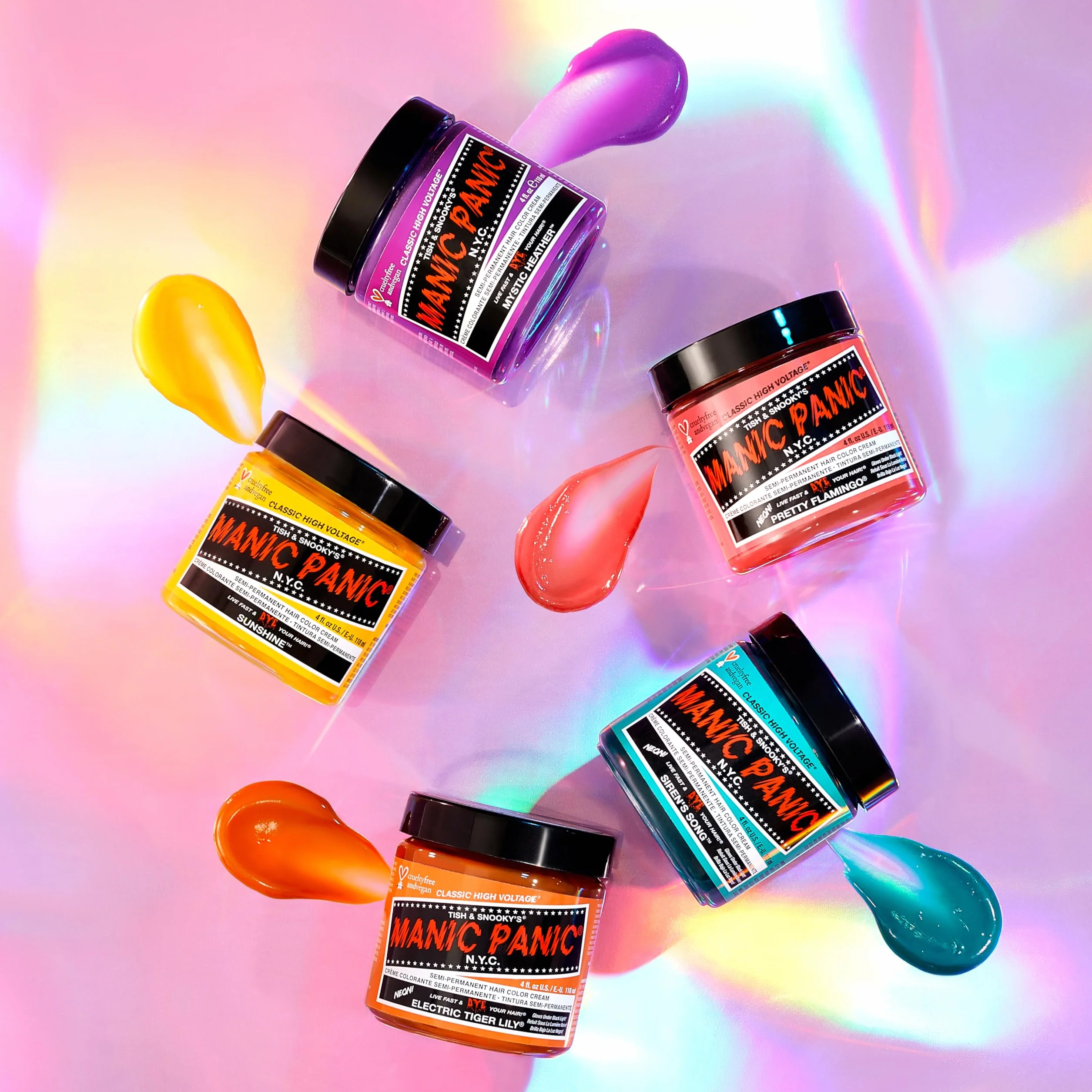 Manic Panic Electric Tiger Lily Hair Colour Classic Cream Formula 4oz.