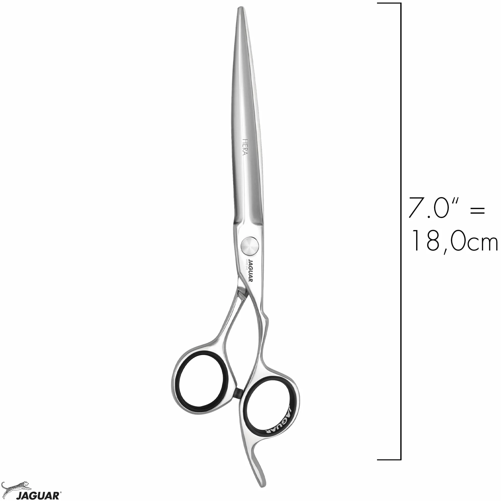 Hera Haar-Schere 7,0" White Line Haarschneideschere