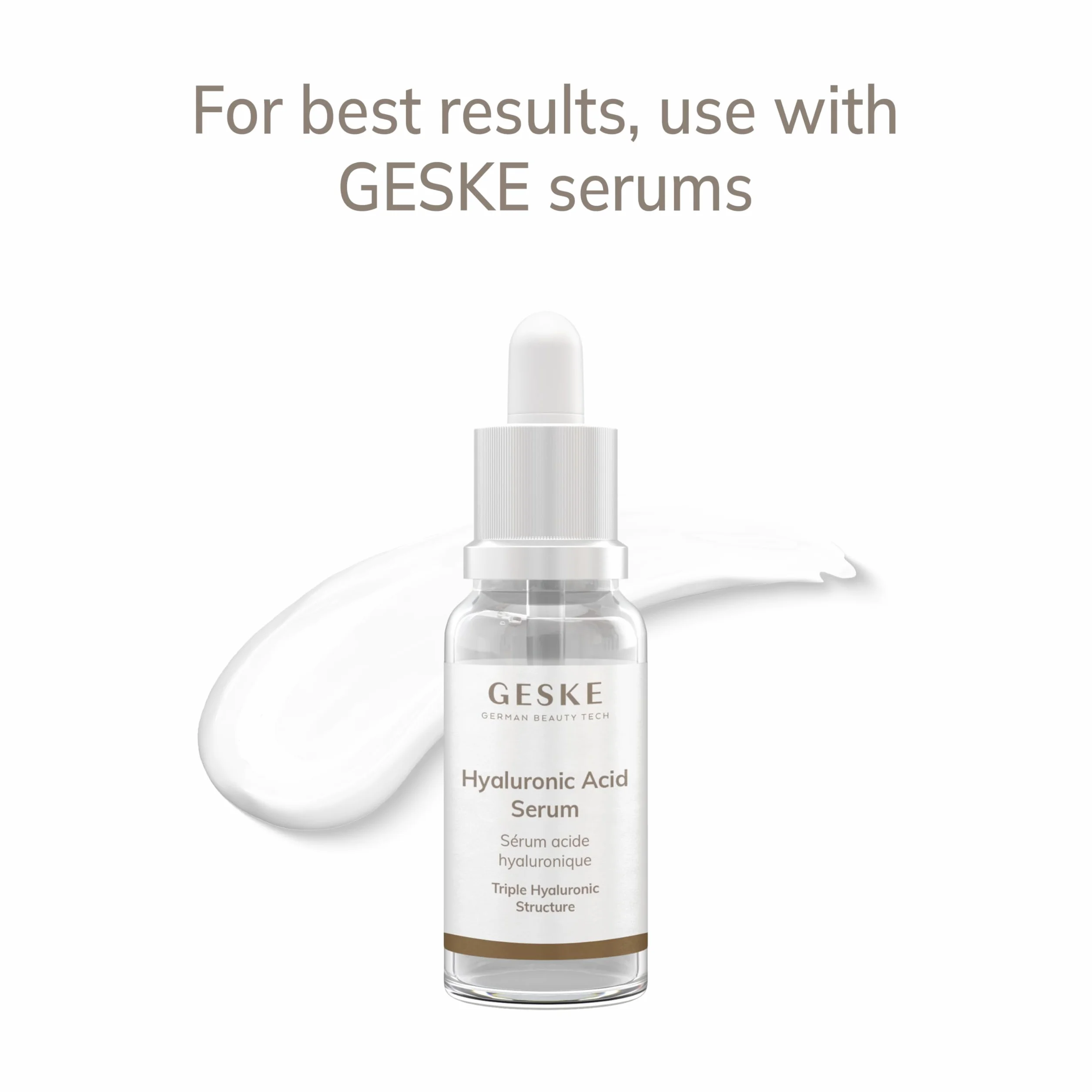 GESKE | SmartAppGuided™ Soniczny roller do twarzy i ciała | 4 w 1 | Derma Roller | Roller do skóry | Urządzenie do twarzy i ciała | Profesjonalny wałek do twarzy | Ujędrnia i upiększa ciało i twarz