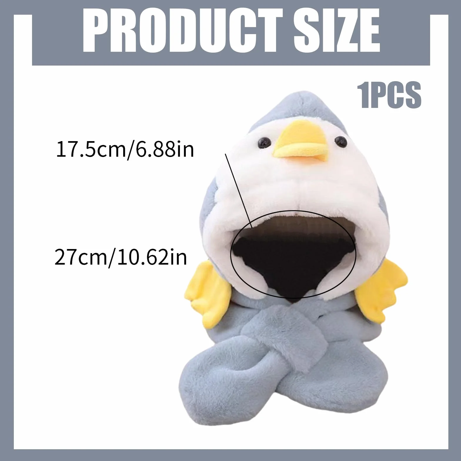 PLUSHCEWT 2 w 1 dziecięcy szalik z kapturem zestaw dzieci zima ciepły kapelusz szalik urocze dziewczyny chłopcy czapki szalik zima pluszowe szaliki z kapturem akcesoria pogodowe dla dziecka kreskówka