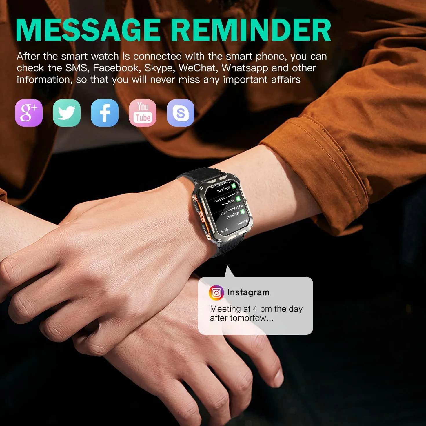 smartwatche Męski z asystentem głosowym do połączeń Bluetooth, sportowy smartwatch 1,81 cala ze 123 trybami sportowymi, odtwarzaczem muzycznym, pomiarem tętna, wodoodpornością IP68 dla Android iOS