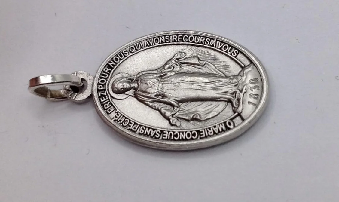 CUDOWNY MEDAL ZE SREBRA 925 - ORYGINALNY - 100% WYKONANY WE WŁOSZECH