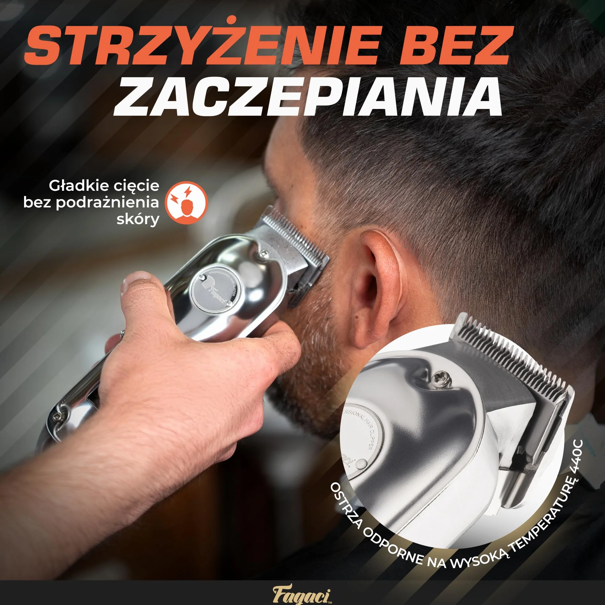 Fagaci Profesjonalne Maszynki do Strzyżenia Włosów z Wyjątkowo Precyzyjnym Cięciem, Bezprzewodowe Maszynki dla Mężczyzn, Maszynki, Elektryczne Maszynki do Strzyżenia Włosów