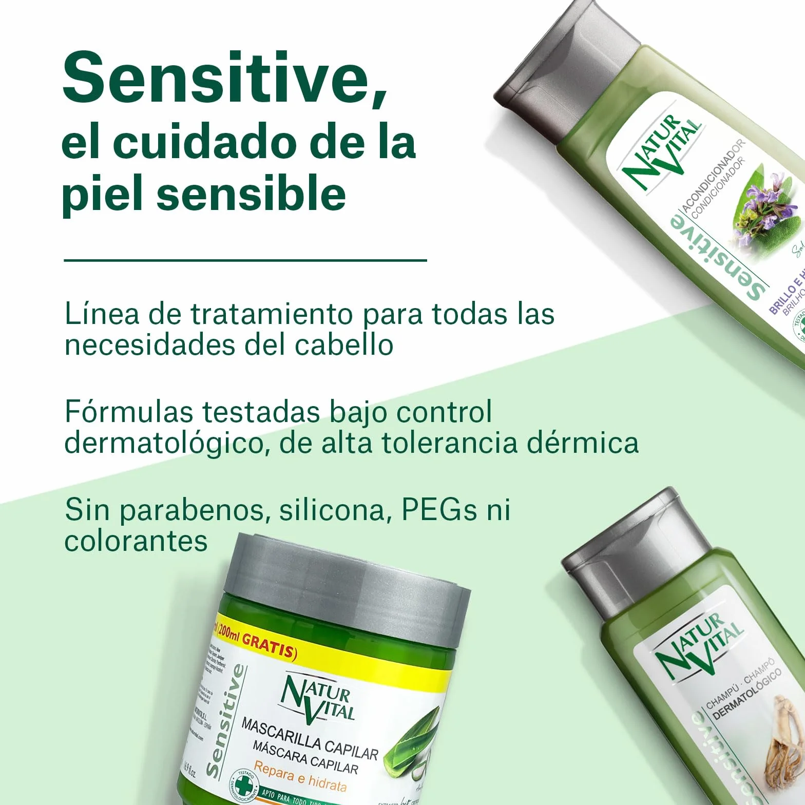 Naturaleza Y Vida, Mascarilla de pelo - 500 ml.