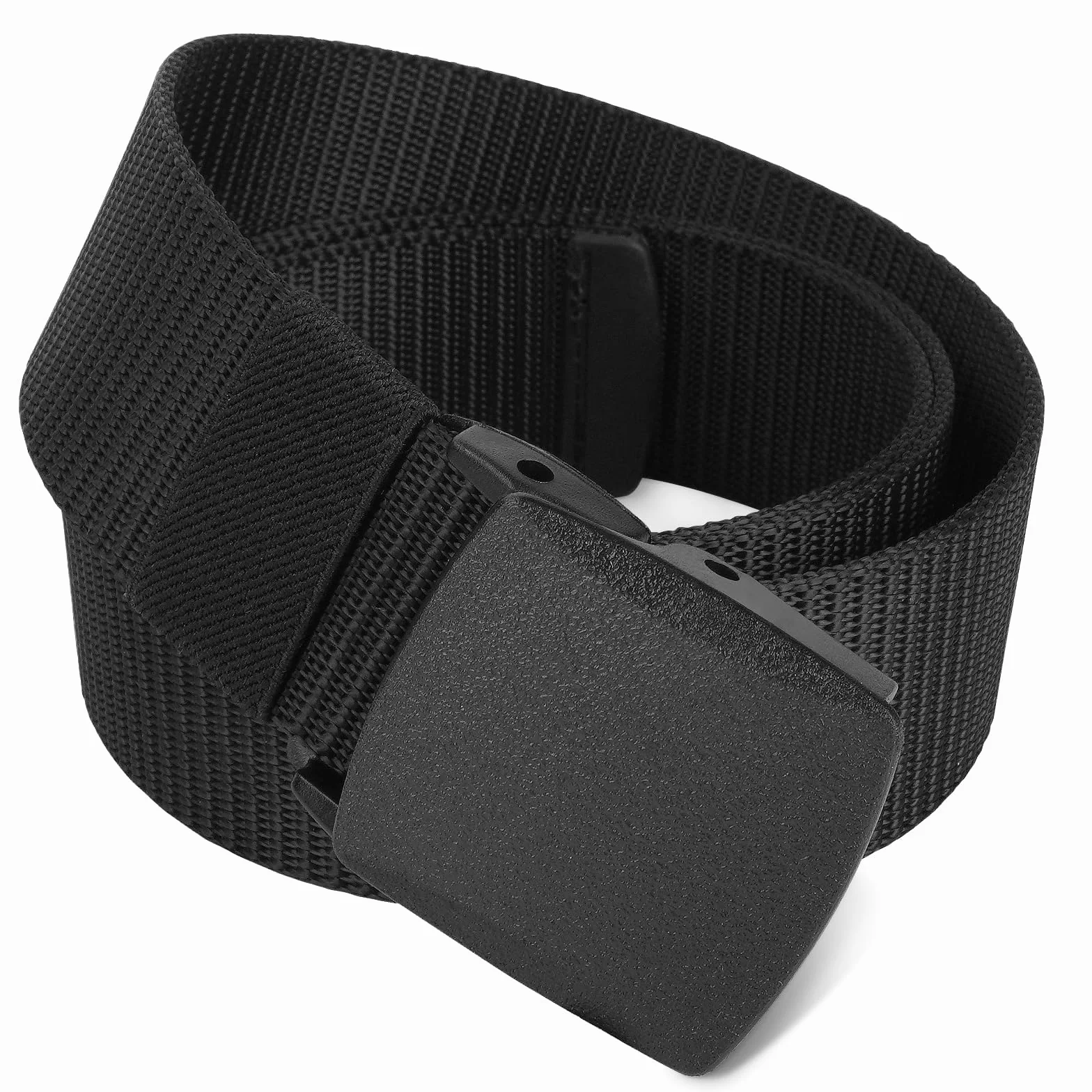 flintronic Nylonowy pasek płócienny, pasek płócienny, regulowany pasek z tkaniny nylonowej z szybkim zapięciem, ochrona na lotnisku, 125 cm