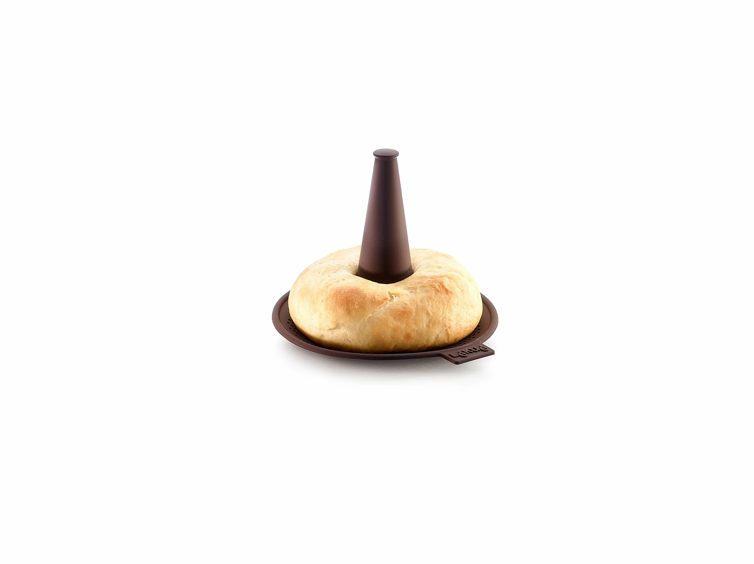 Lékué Kolekcja Bread Forma do Bajgli, Silikon, Brązowy, 10.3 x 12.4 x 13.5 cm