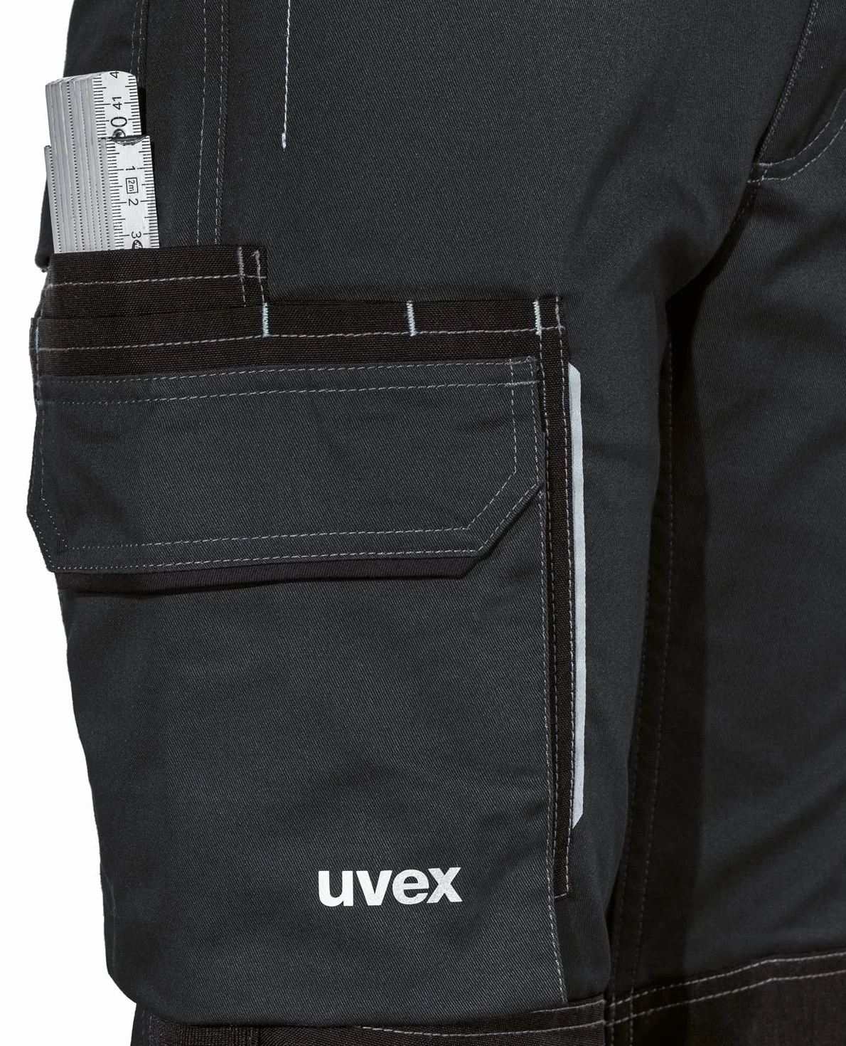 Uvex Tune-up Długie damskie spodnie robocze - z kieszeniami na kolanach