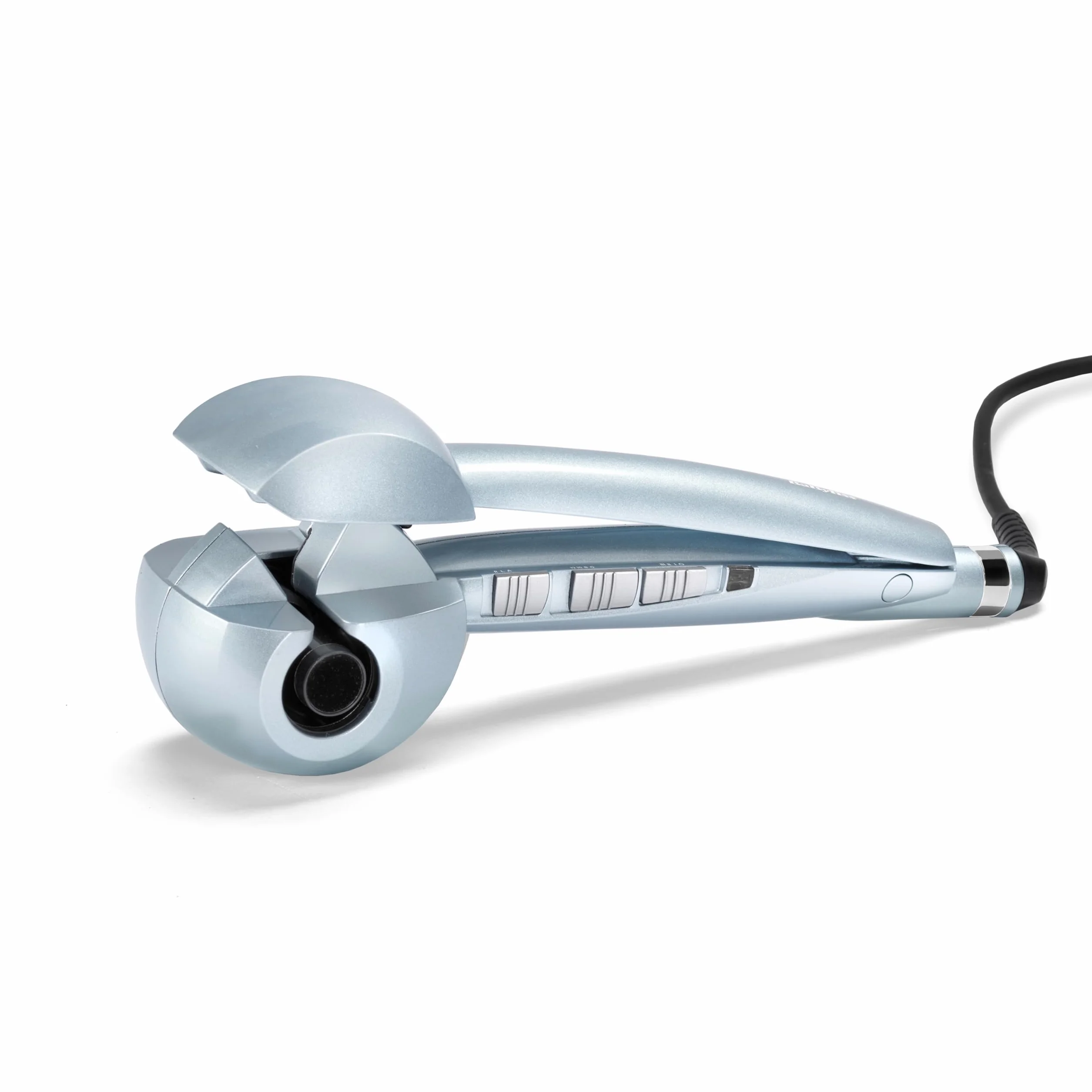BaByliss C1700E Curl Secret ANTI FRIZZ Hydro Fusion, automatyczna lokówka, funkcja hydro Fusion, zakres temperatur 190-230°C, jasnoniebieski,