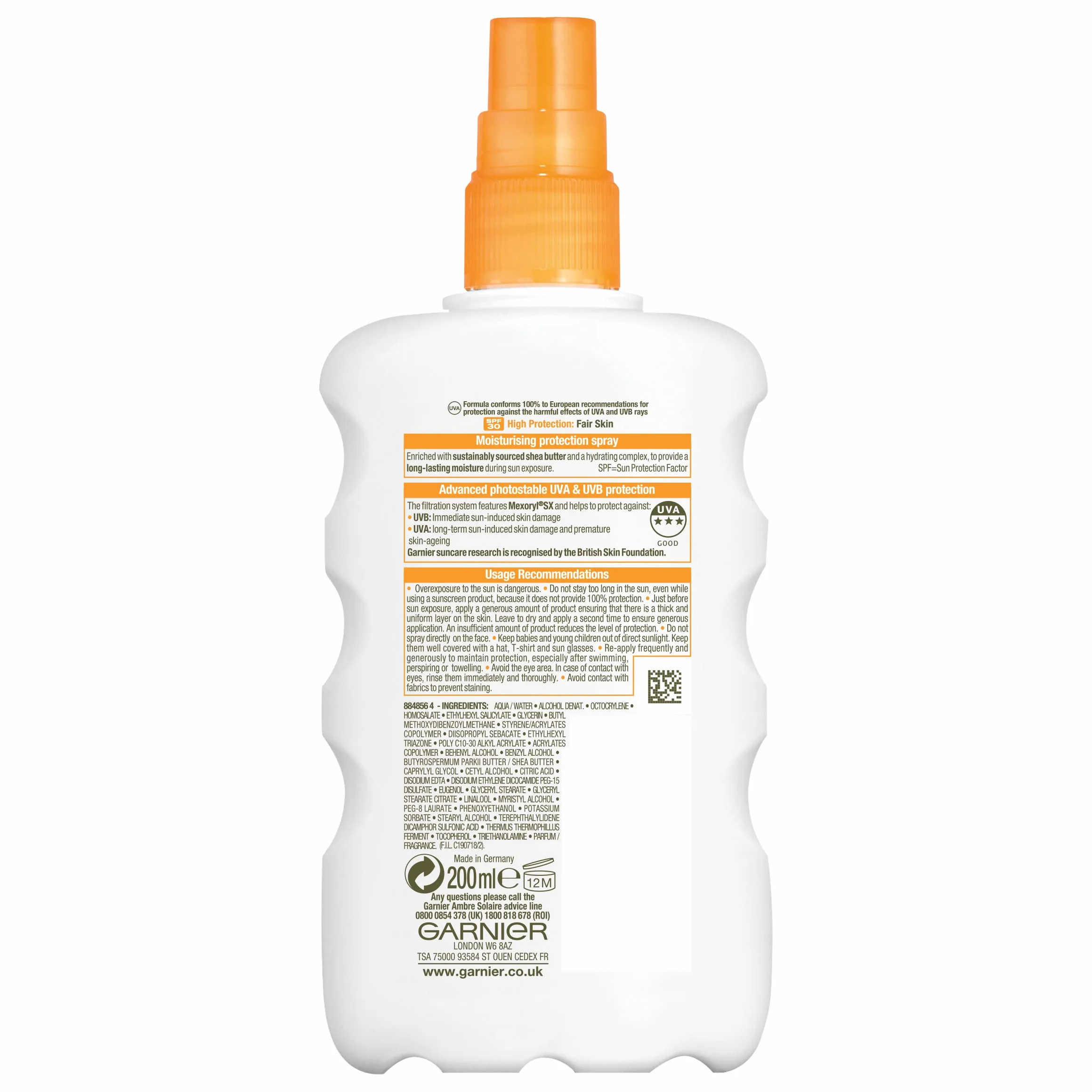 AMBRE Solaire Spray SPF 30 200 ml