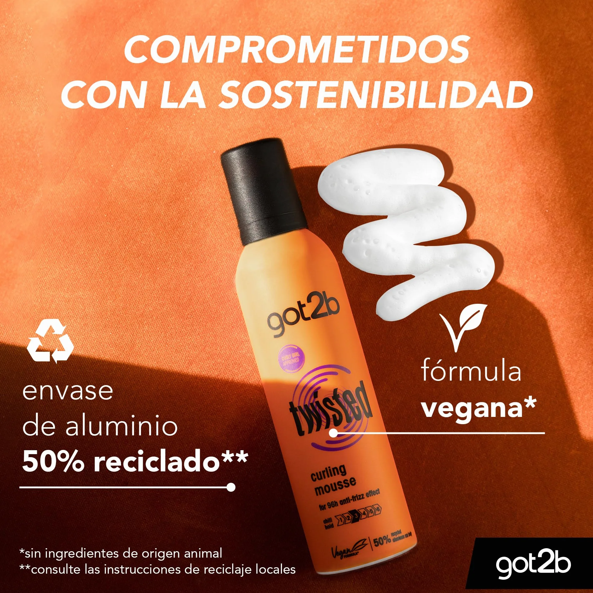 Got2B Twisted Boucle-La Pianka do Włosów, 250 ml