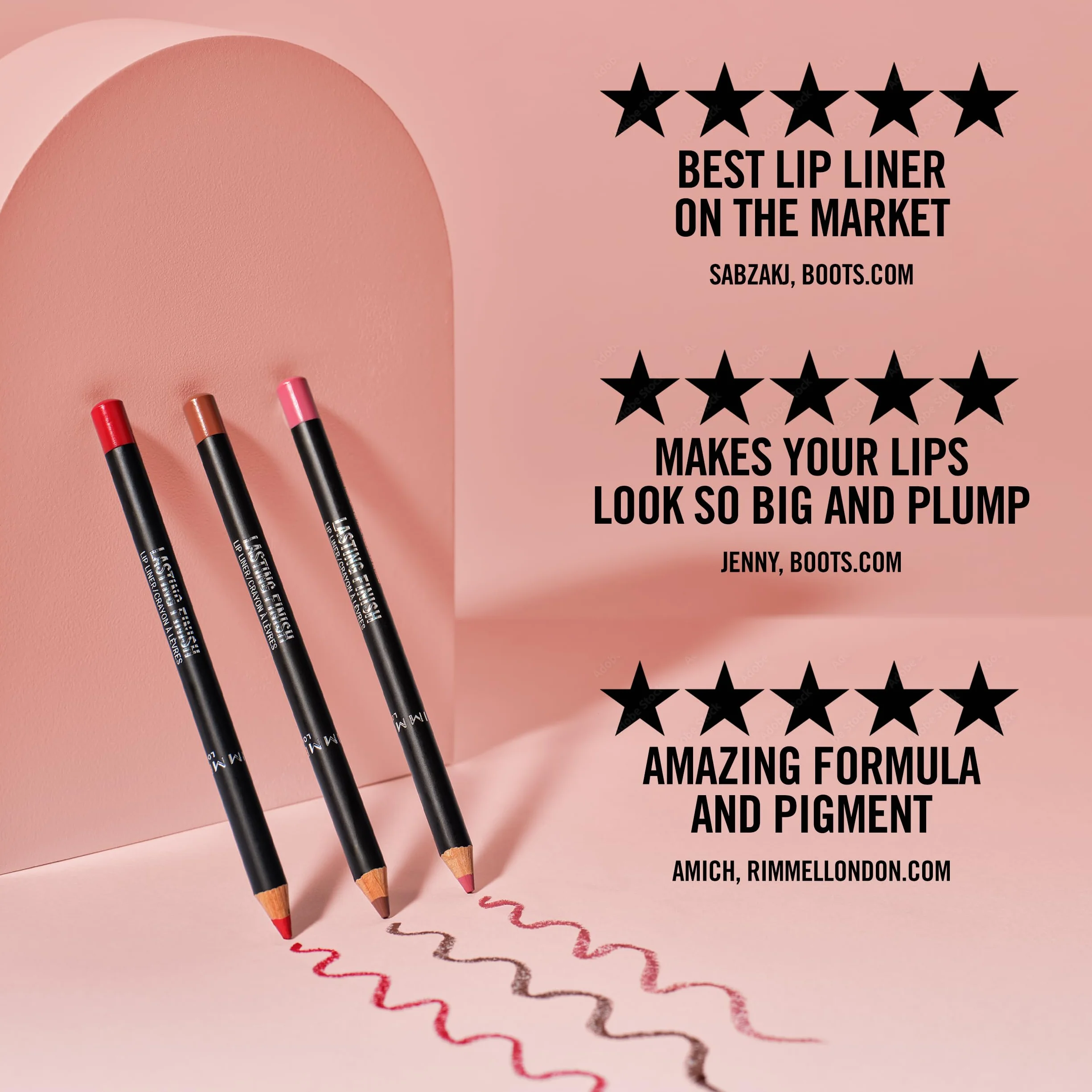 Rimmel London Lasting Finish Konturówka do Ust, 725 Tiramisu, 4 g