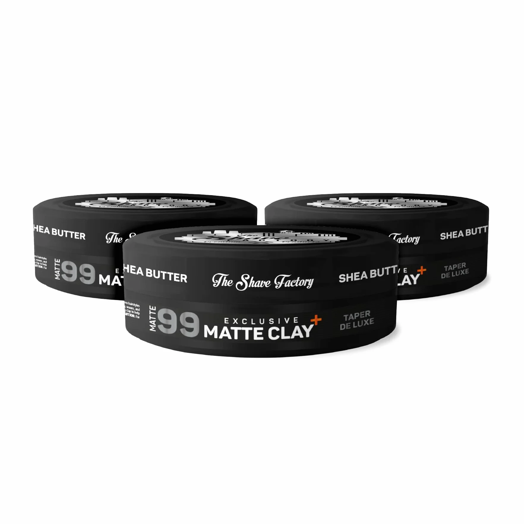 The Shave Factory - Exclusive Matte Clay Taper De Luxe 99 - Matowa glinka do włosów 150ml