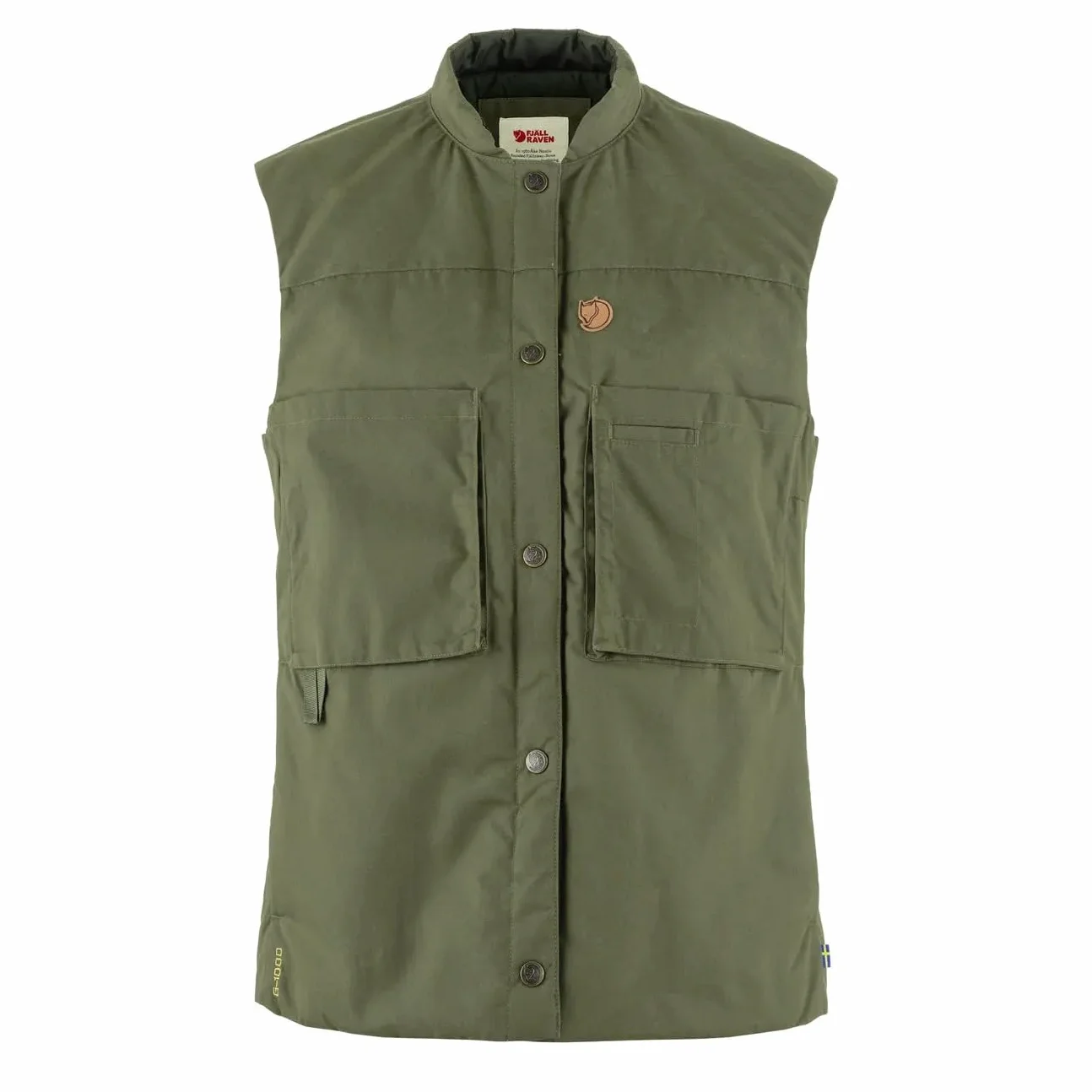 Fjallraven 87175-625 Singi Padded Vest W damska kamizelka sportowa Laurel Green rozmiar XS