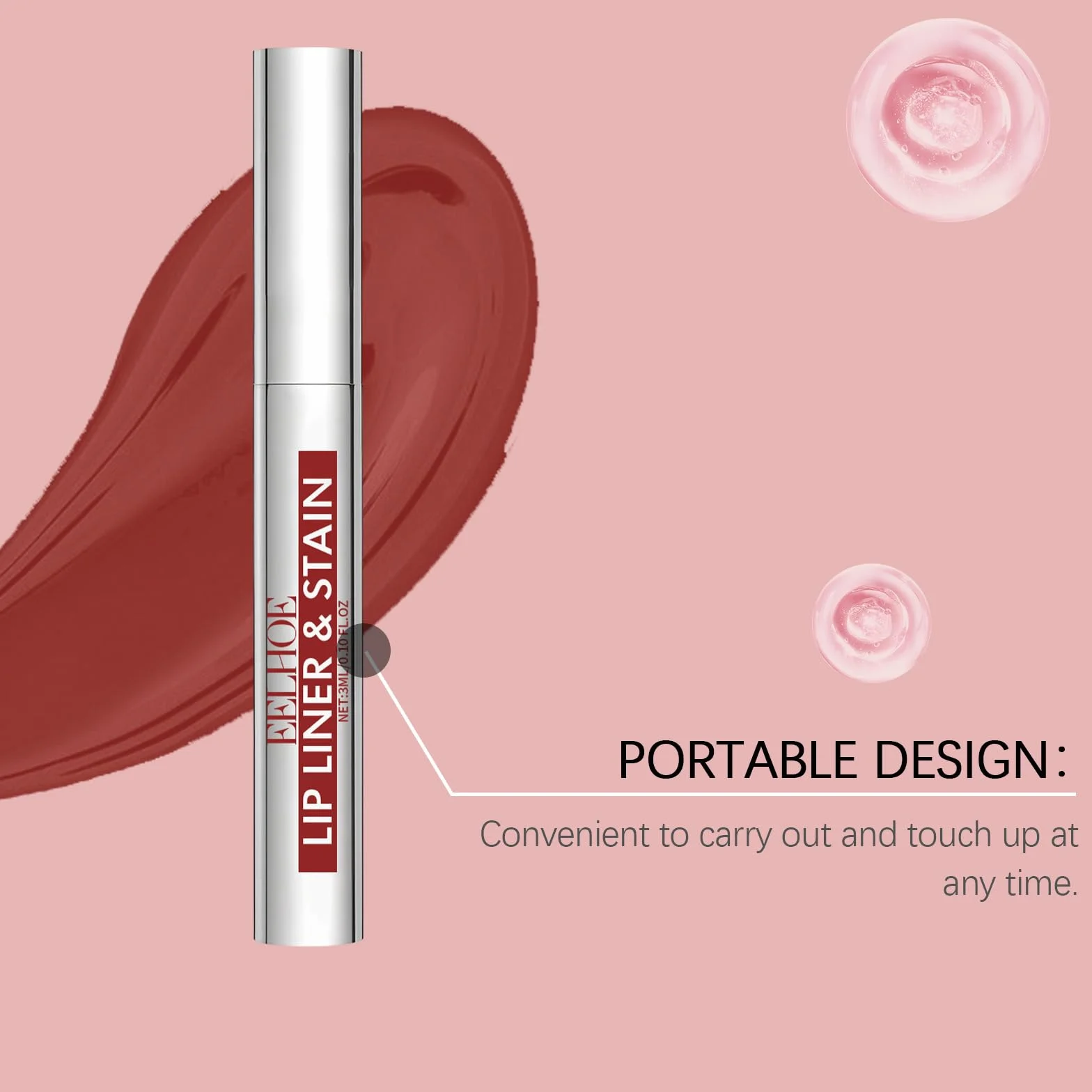 Peel Off Lip Stain zestaw 3 kolory wodoodporny matowy wysoce pigmentowany