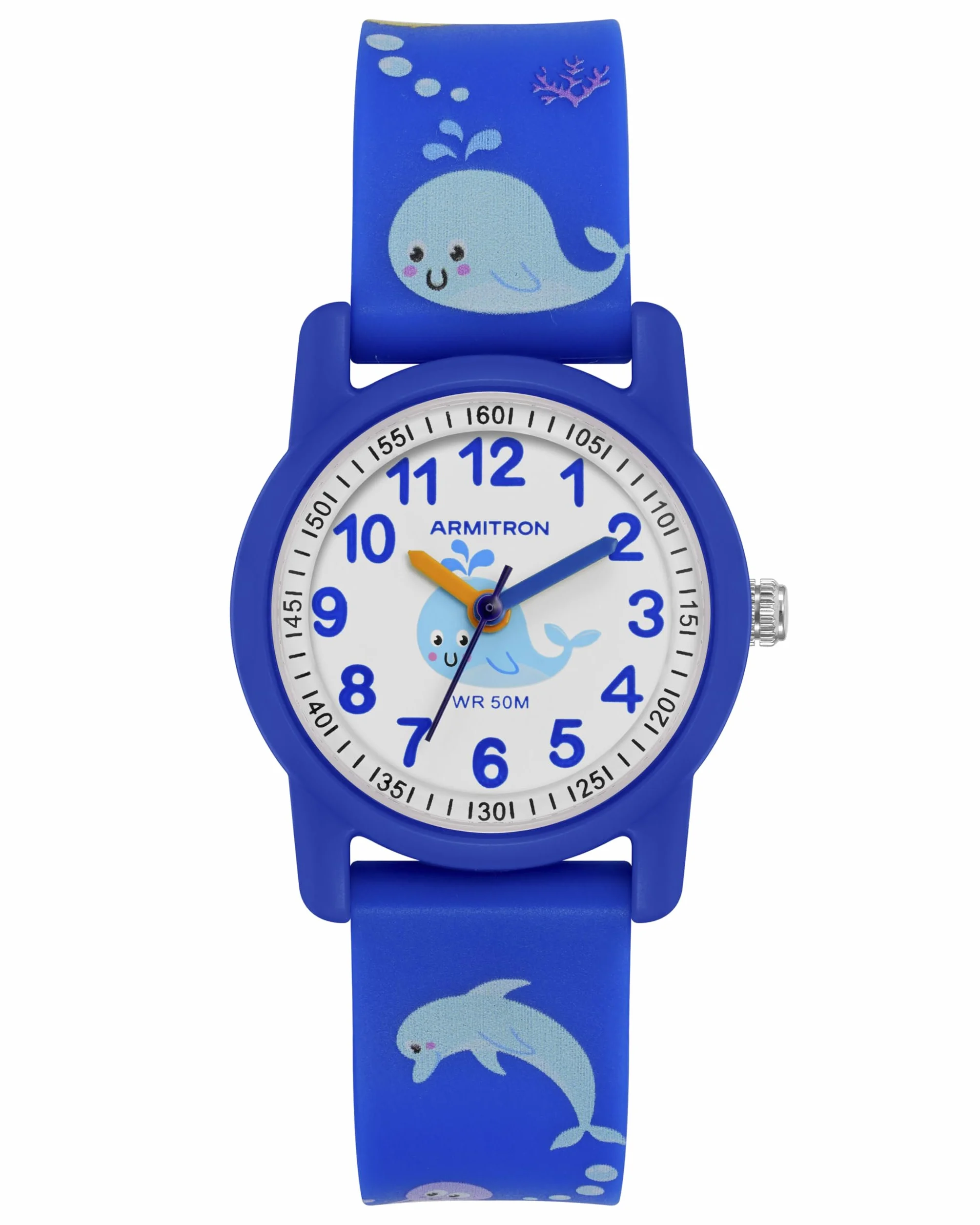 Armitron Sport Kids Easy to Read Patterned Resin Strap Watch, 27/1004