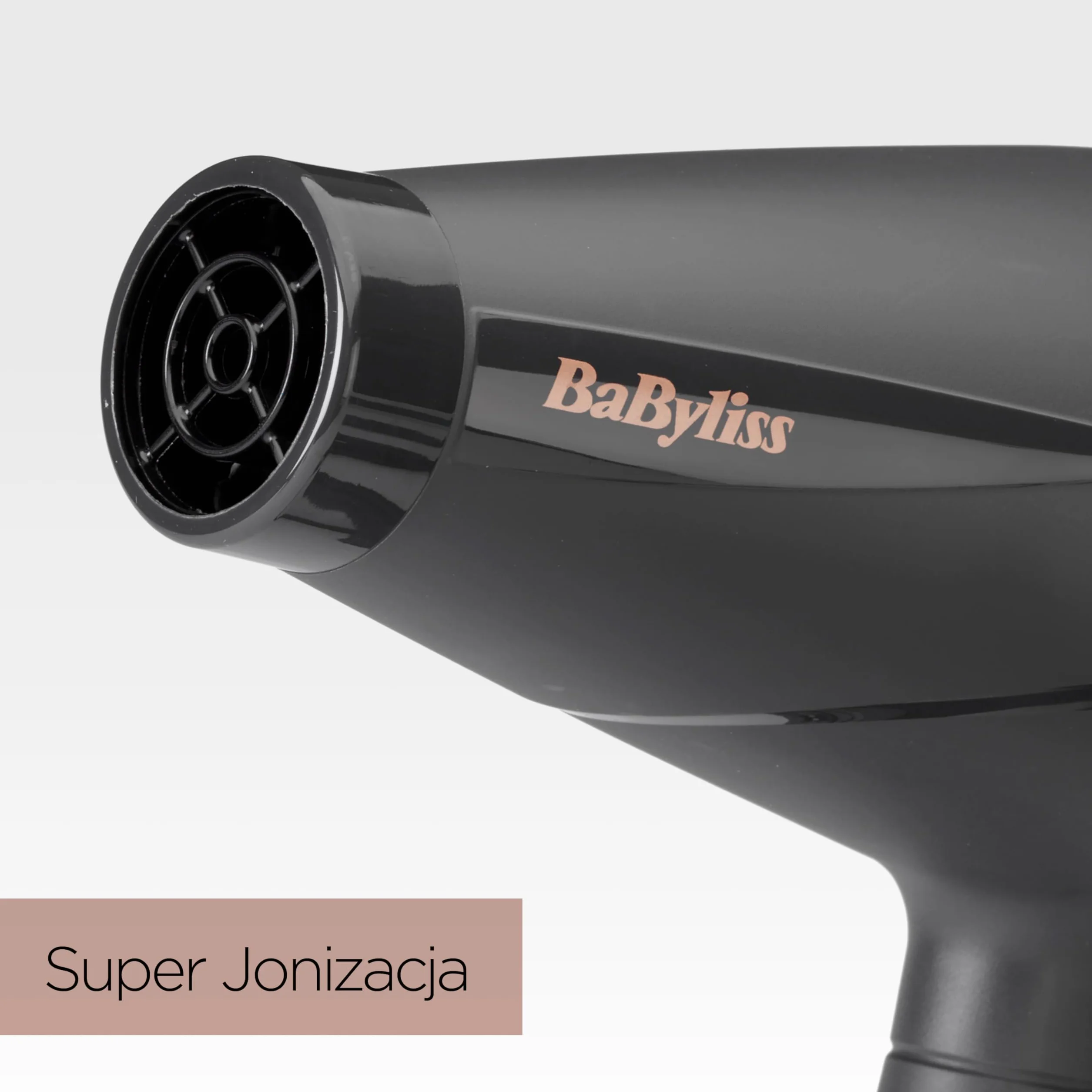 Suszarka BaByliss Smooth Pro - suszarka do włosów o mocy 2100 W, wyprodukowana we Włoszech, jonizacja zapobiegająca puszeniu się włosów, 3 ustawienia temperatury i 2 prędkości, kolor czarny, 6709DE
