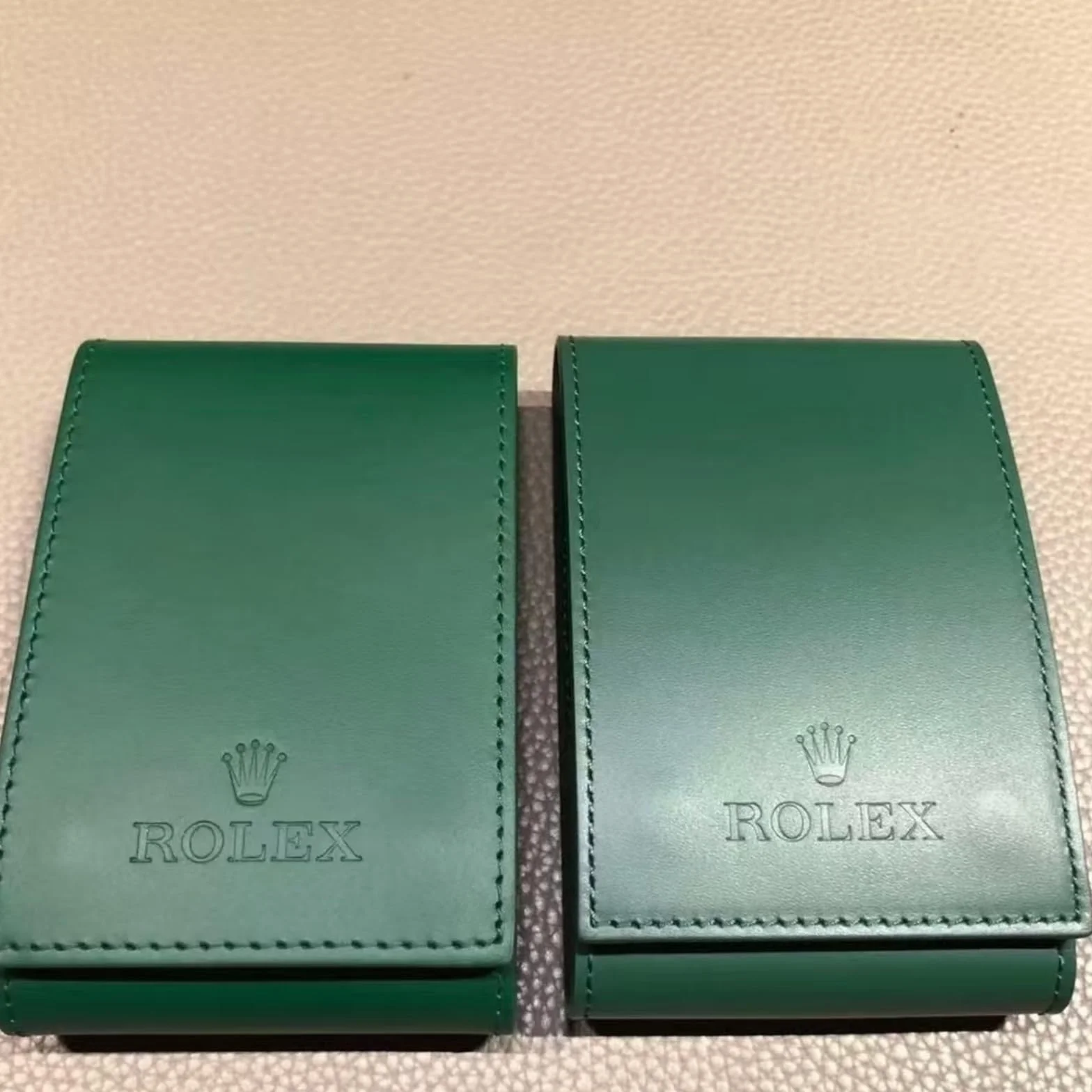 Przenośna Przechowywanie Torba Zegarek Zielony Podróż Etui Miękkie Wnętrze Poduszka Uchwyt Zegarek Pojedynczy Czasomierz Organizer Futerał dla Rolex