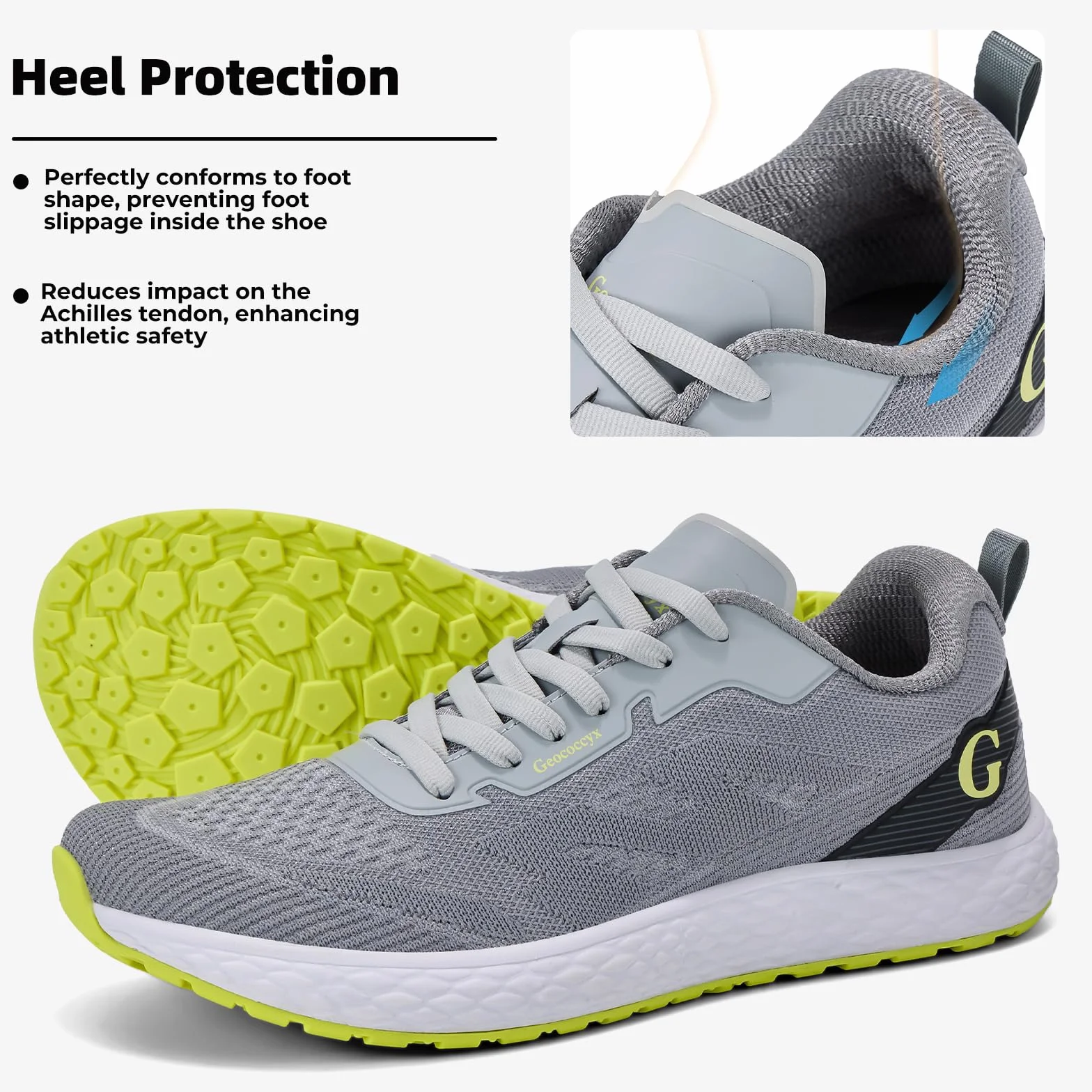 Buty sportowe, męskie, szerokie palce, oddychające, antypoślizgowe, do noszenia na co dzień i na zewnątrz