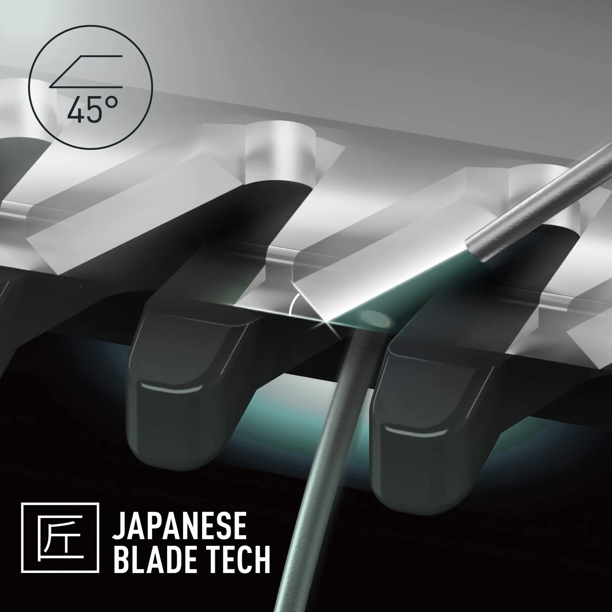 Panasonic ER-GB62 trymer do brody, włosów i ciała (39 ustawień długości, 3 nasadki grzebieniowe, 50 minut pracy, Japanese Blade Tech), szary