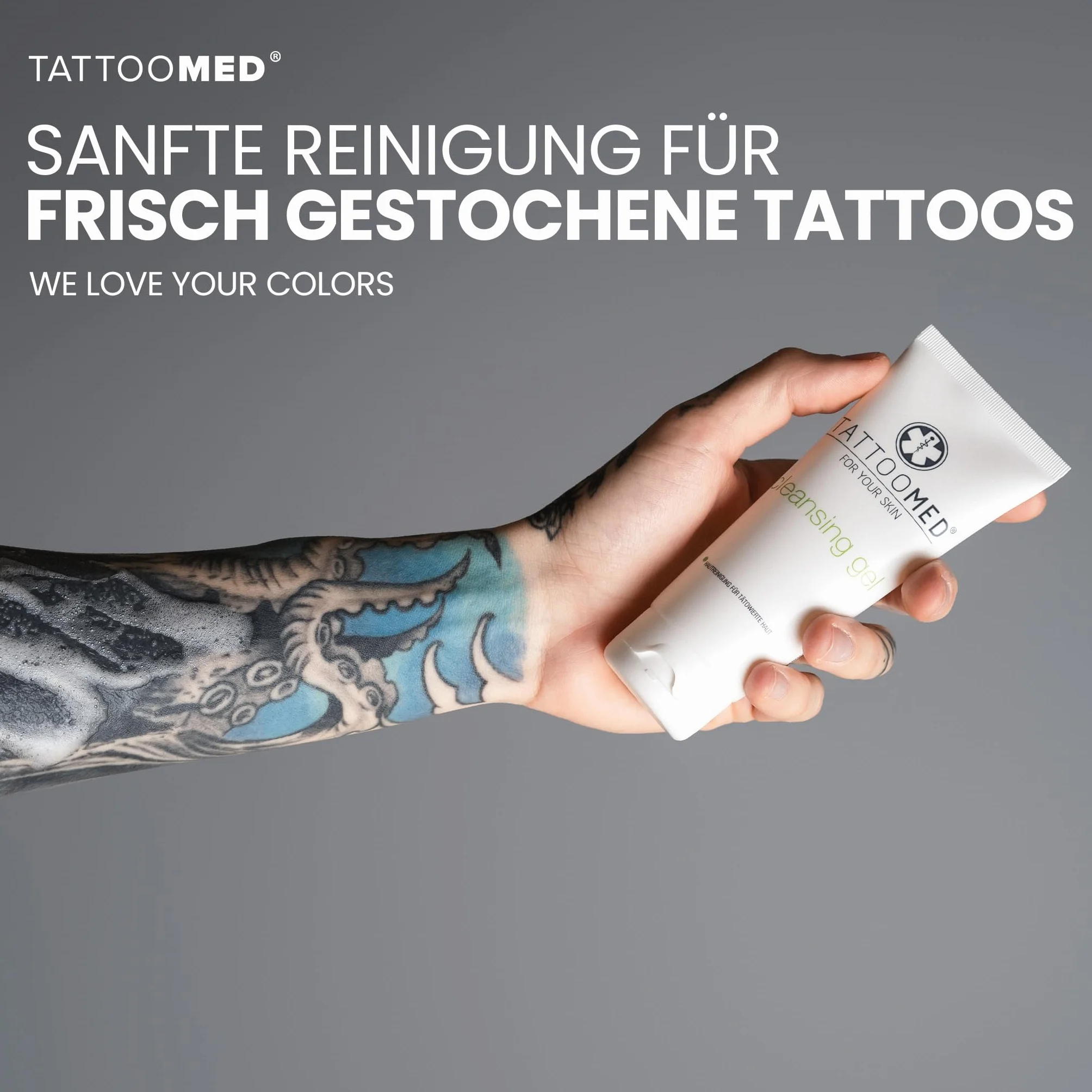 TattooMed Zestaw do pielęgnacji tatuażu 3 x 100 ml