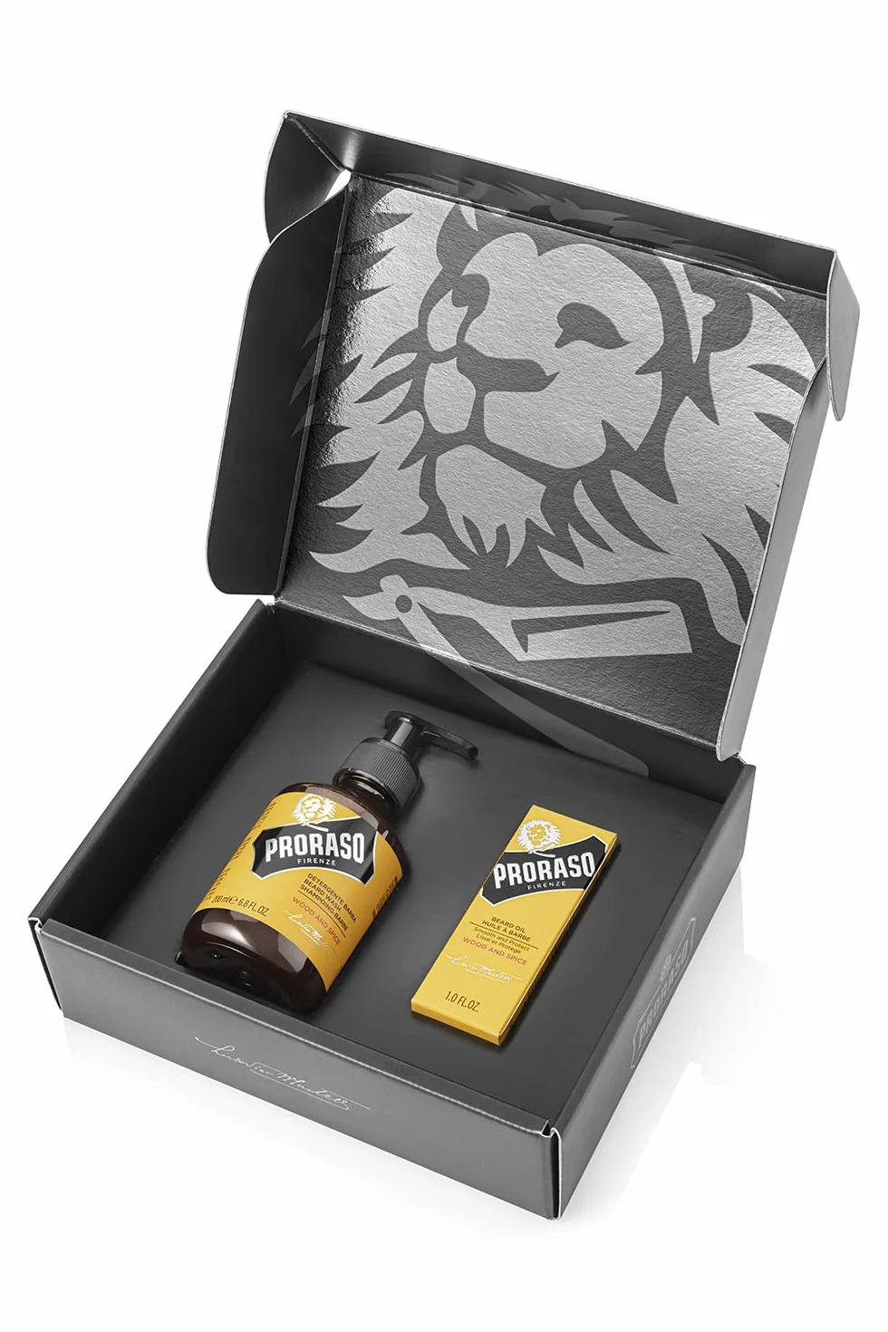 Proraso Zestaw duetów Szampon i olejek do brody Wood & Spice