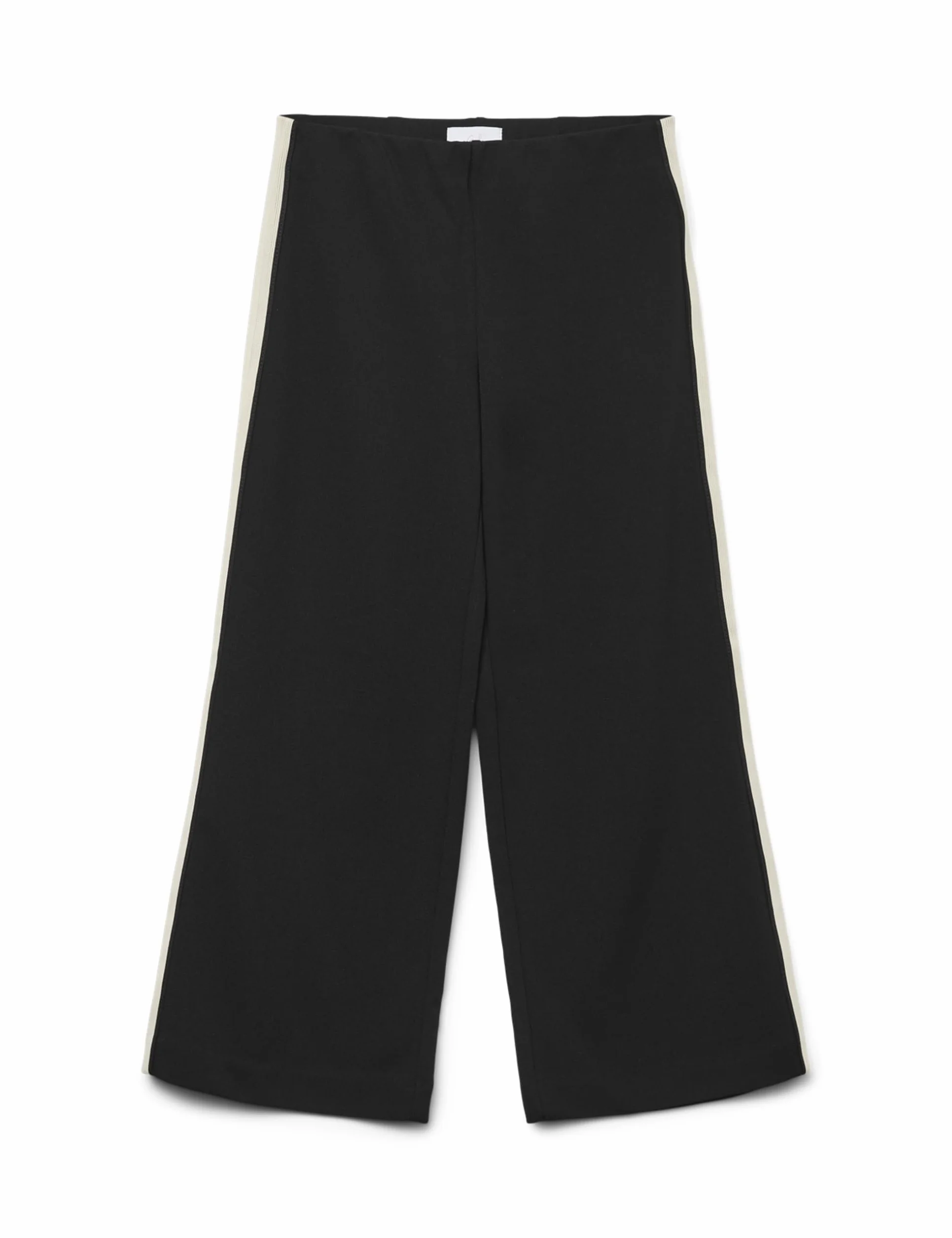 VERO MODA Dziewczęce Vmberlin Mw Wide Panel Pant Girl, czarny, 146