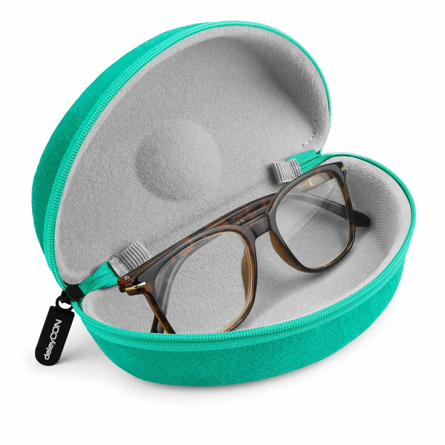 Brillenetui Hardcase Hartschalen Etui Brillentasche (aus Samt Stoff)