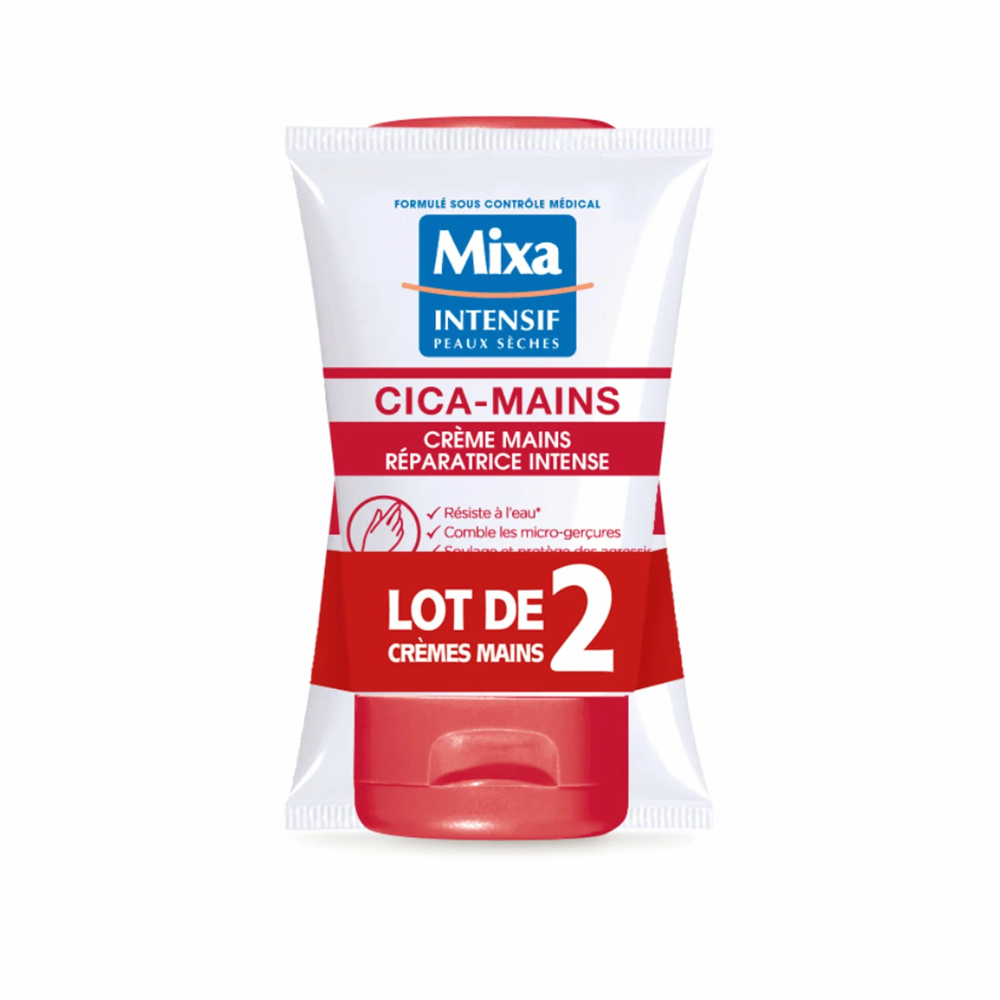 Mixa Cica-Intense Reparating krem do rąk, zestaw 2 x 50 ml