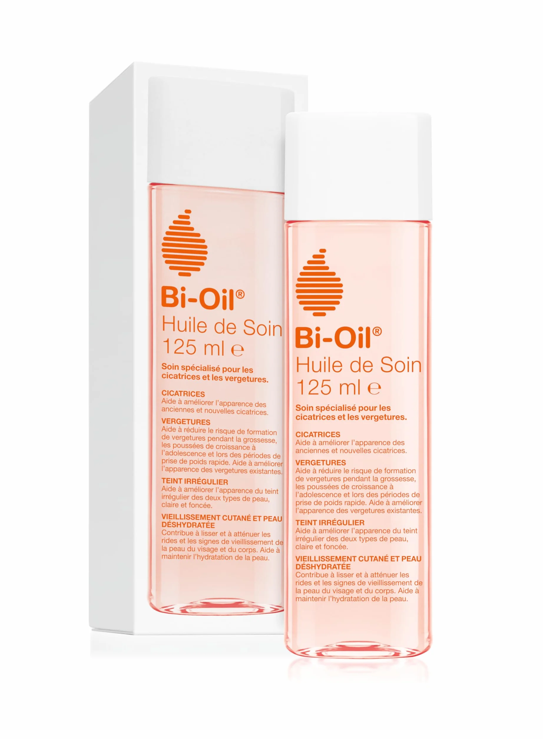 Bi-Oil Olejek do pielęgnacji skóry - Specjalistyczna pielęgnacja rozstępów, blizn, suchej skóry i nieregularnej cery - 1 X 125 Ml