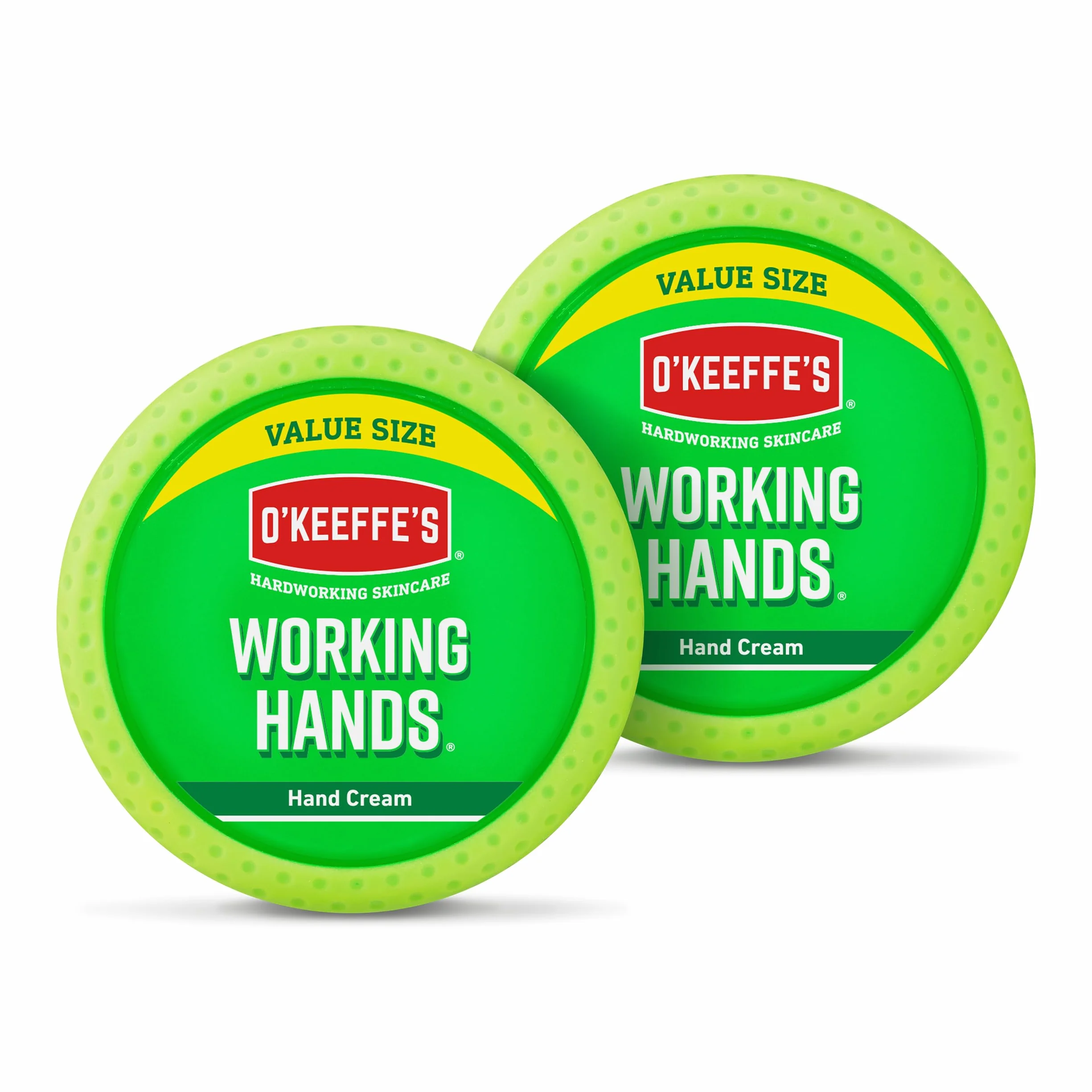 O'Keeffe's Working Hands - Zestaw 2 pojemników na krem do rąk do ekstremalnie suchych i pękniętych rąk, natychmiast zwiększa zawartość wilgoci, tworzy warstwę ochronną i zapobiega
