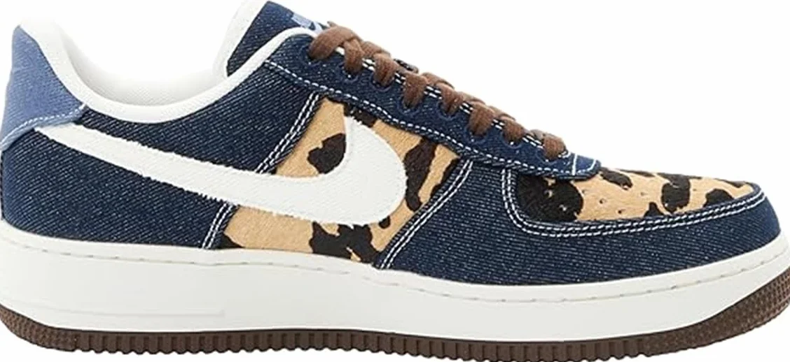 NIKE Damskie buty sportowe Air Force 1 '07, rozmiar 38 EU, Obsydian Sail Baroque Brown, 38 EU