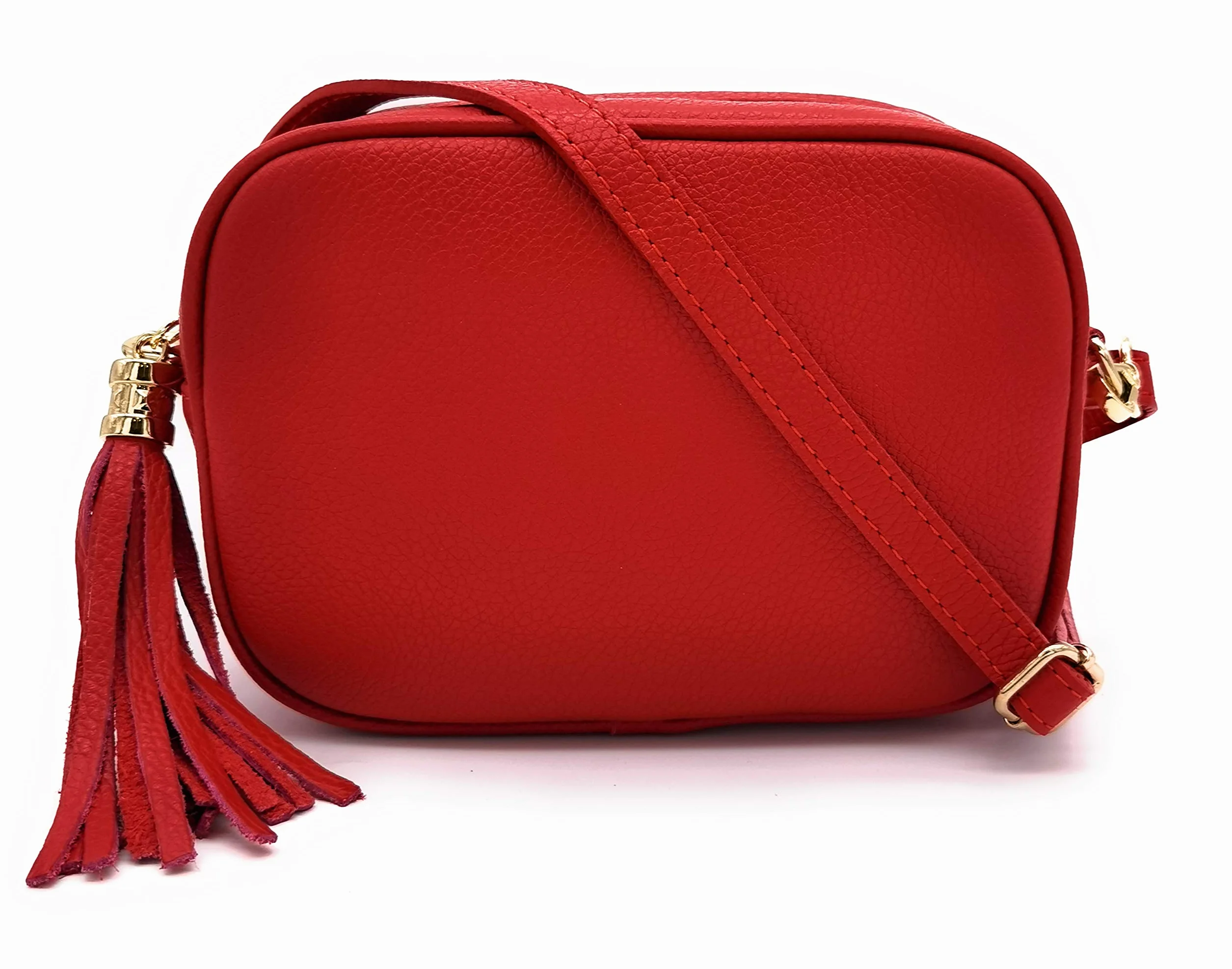 ELIOX Torebka damska z prawdziwej skóry wyprodukowana we Włoszech mała torebka na ramię elegancka modna torba crossbody prawdziwa skóra
