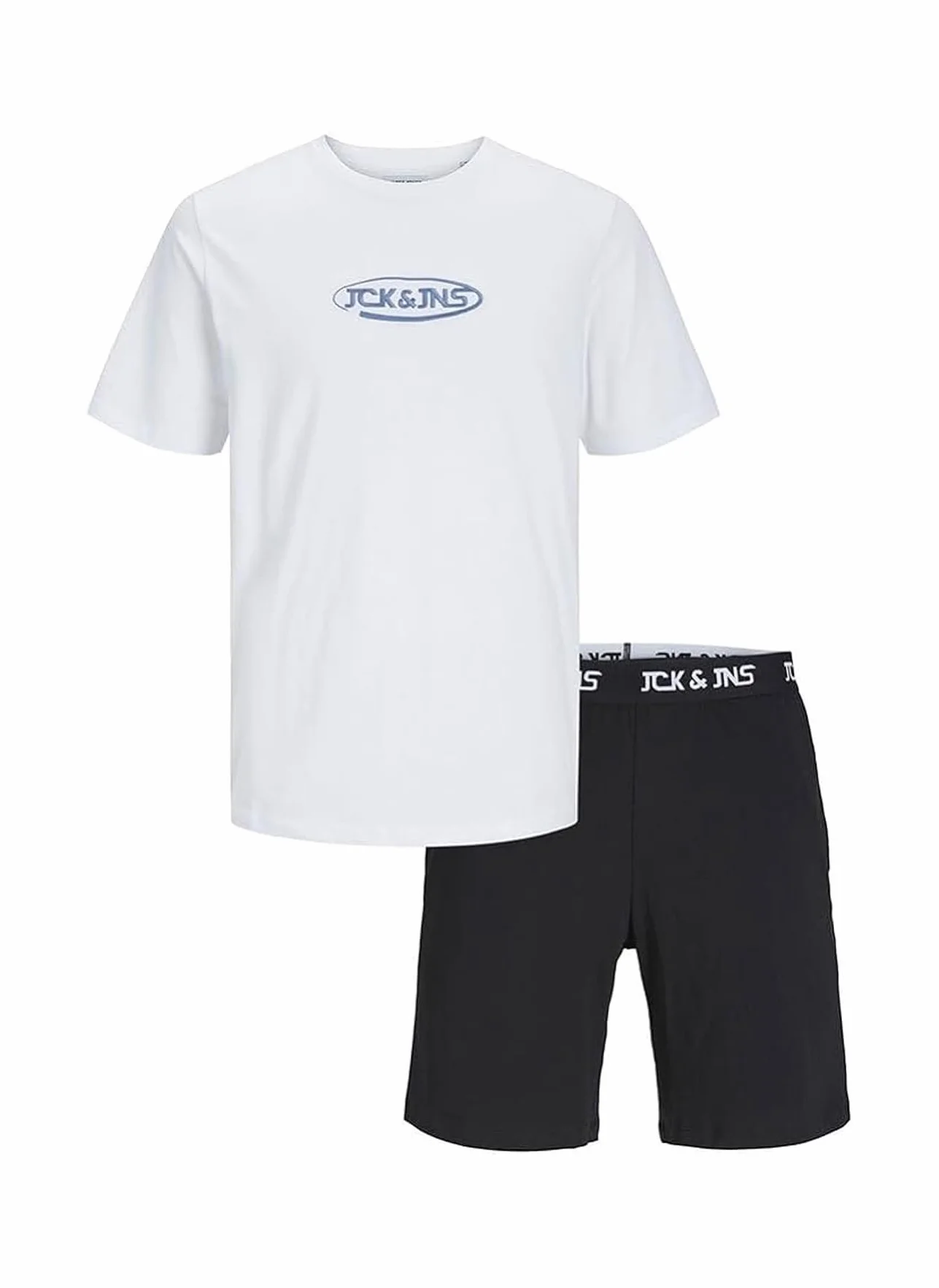 JACK & JONES Koszulka Chłopcy Jacoliver SS Tee And Shorts Set Jnr