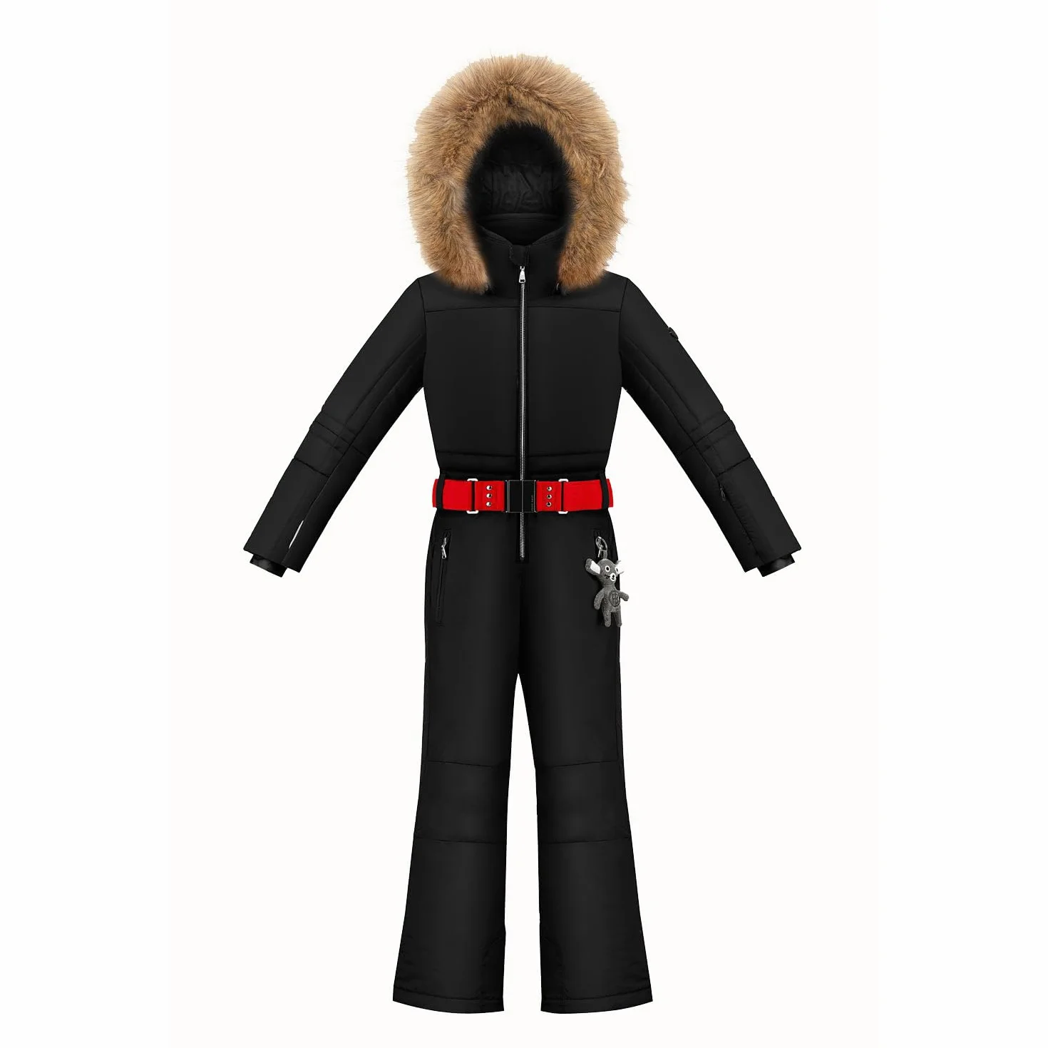 Poivre Blanc - Kombinezon narciarski Overall 1031 Black Girl - Rozmiar 10 lat - Czarny