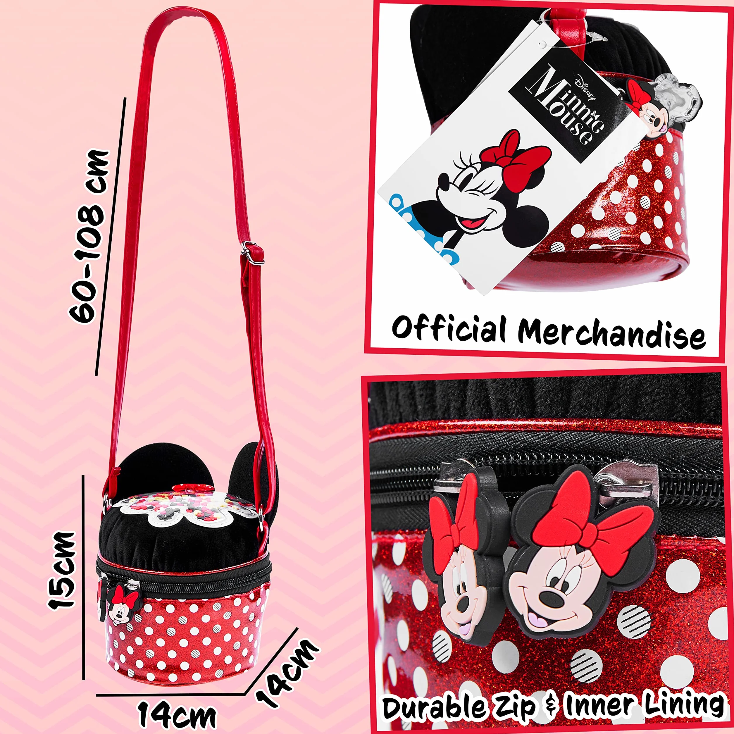 Disney Stitch Torba dla Dziewczyn Kobiety Nastolatki 3D Lilo i Stitch Dziewczyny Handbag Torba na ramię dla dzieci Fluffy Plush Bag Adjustable Strap Crossbody Bag Travel Stitch Prezenty dla dziewczyn
