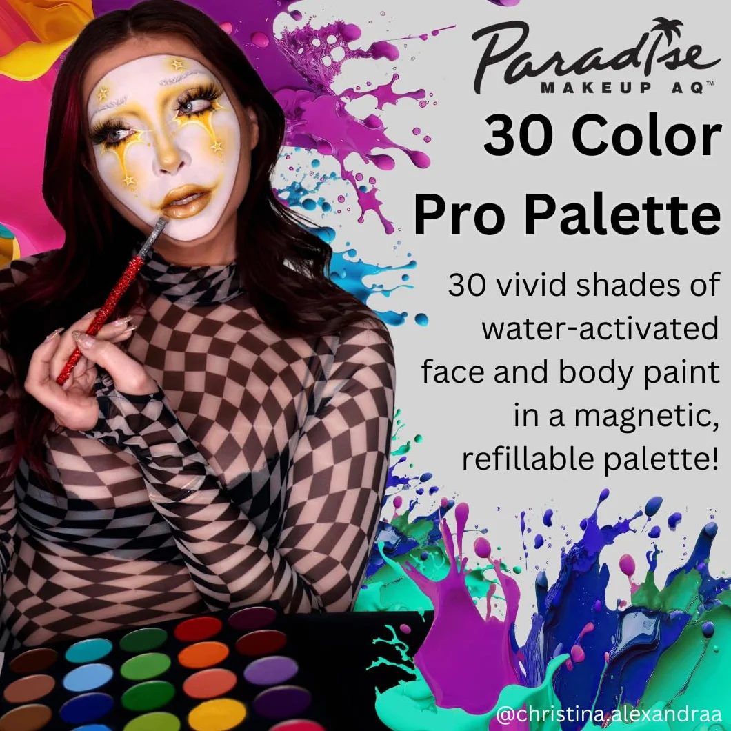 Mehron Paradise AQ paleta 30 kolorów