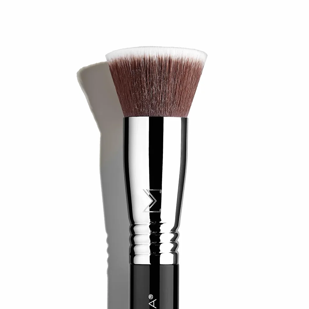 Sigma Beauty F80 Flat Top Kabuki Brush - Pędzel Do Makijażu Twarzy, Do Podkładu, Pudru, Korektora I Nieskazitelnego Konturu - Profesjonalny Pędzel Do Makijażu Twarzy, Do Punktowania I Mieszania