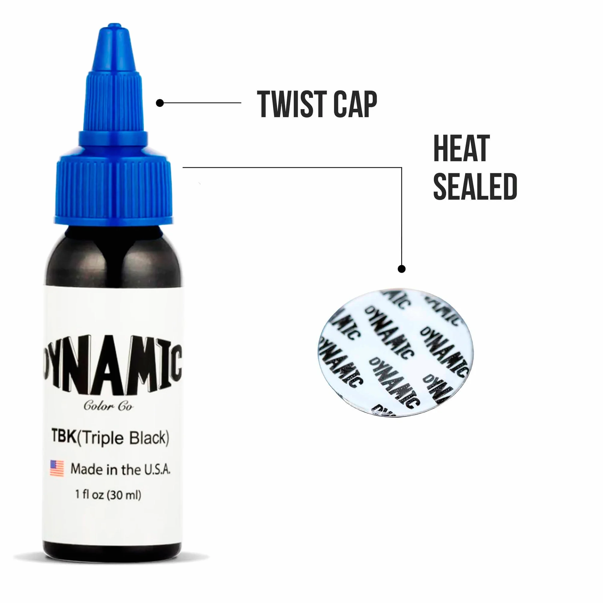 Dynamiczny tusz do tatuażu Triple Black (butelka 30 ml)