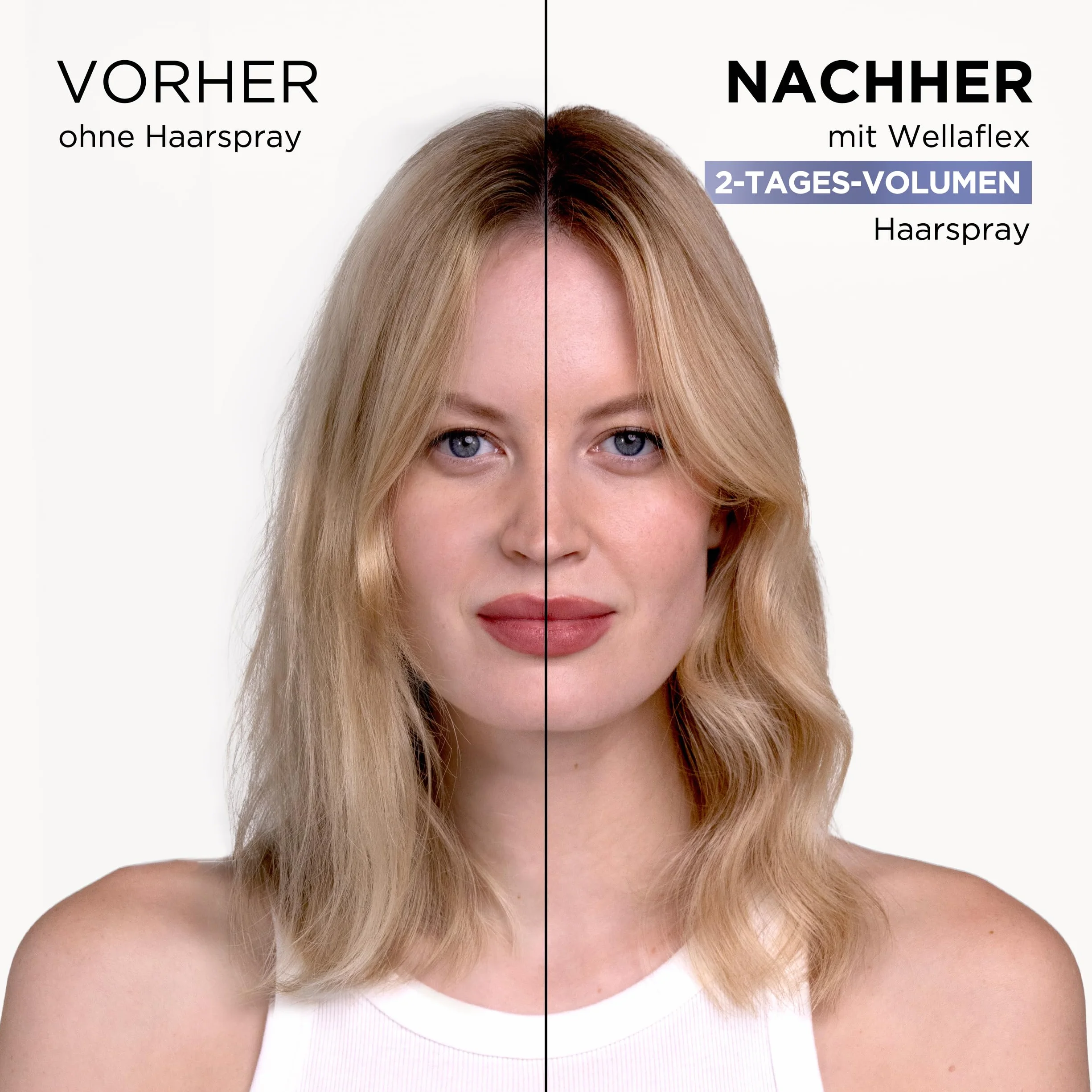 Wellaflex 2-dniowy lakier do włosów dla kobiet | do 2 dni elastyczne trzymanie | zapewnia długotrwałą stylizację | delikatny dla skóry głowy, testowany dermatologicznie, wegańska formuła, stopień